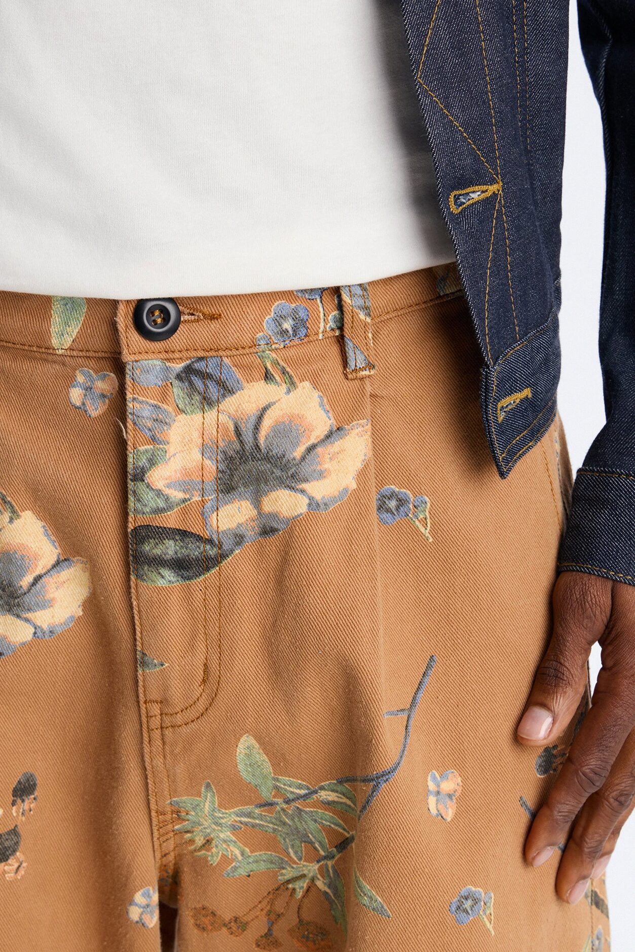 Wide Leg Destiny Flora Pant - Brown