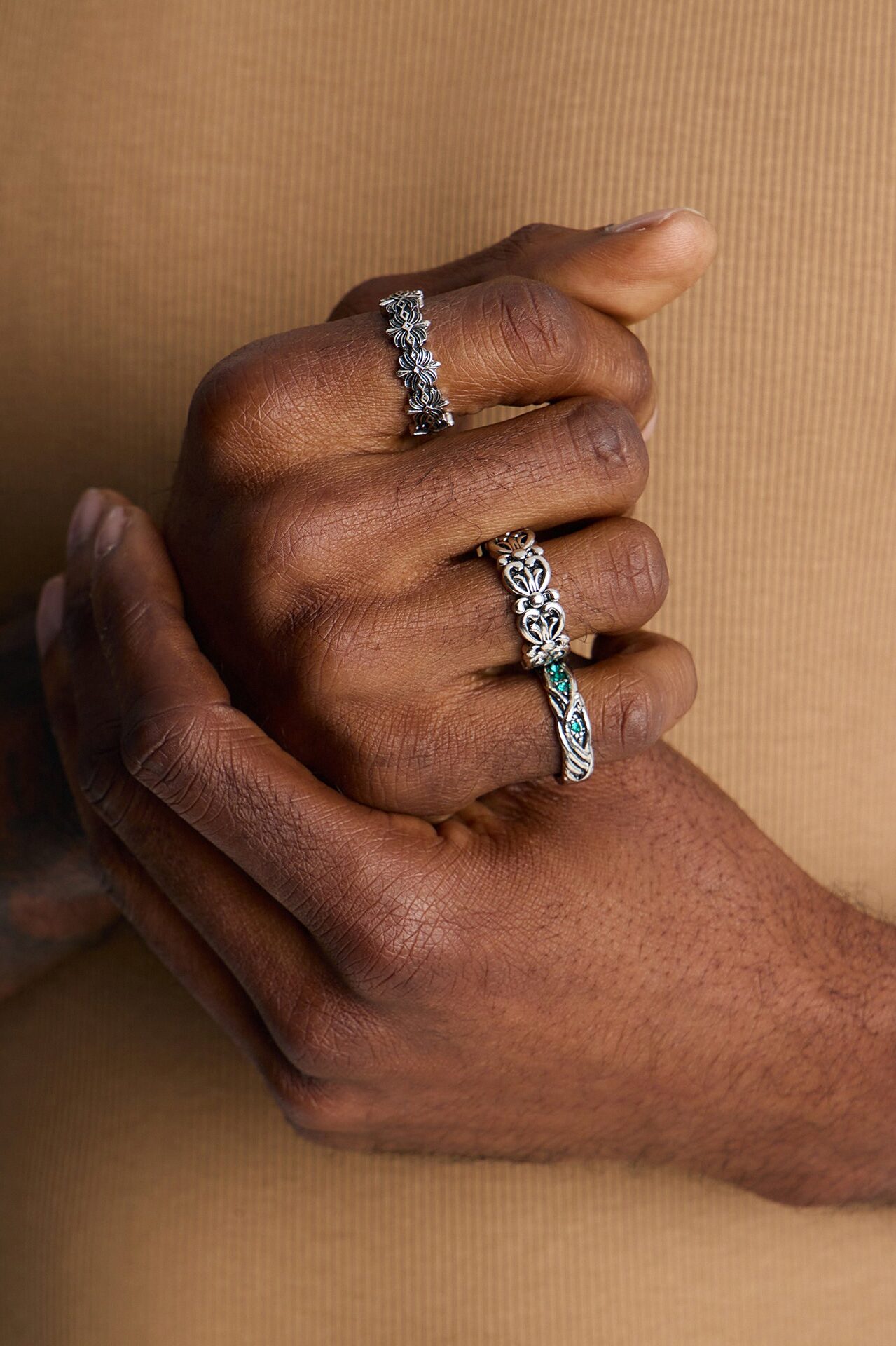 Wrapped In Envy Multi Size Ring Set - Silver