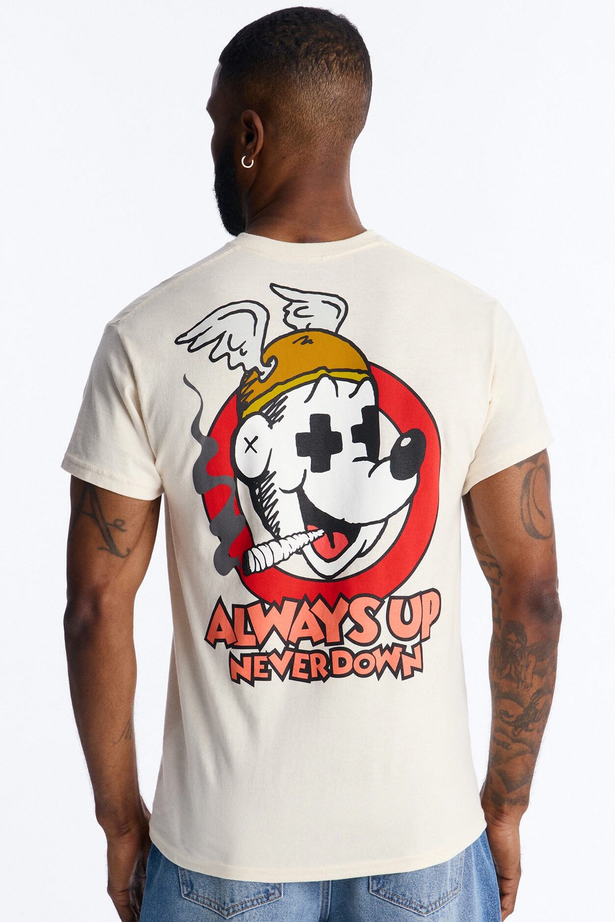 Always Up Short Sleeve Tee - Natural
