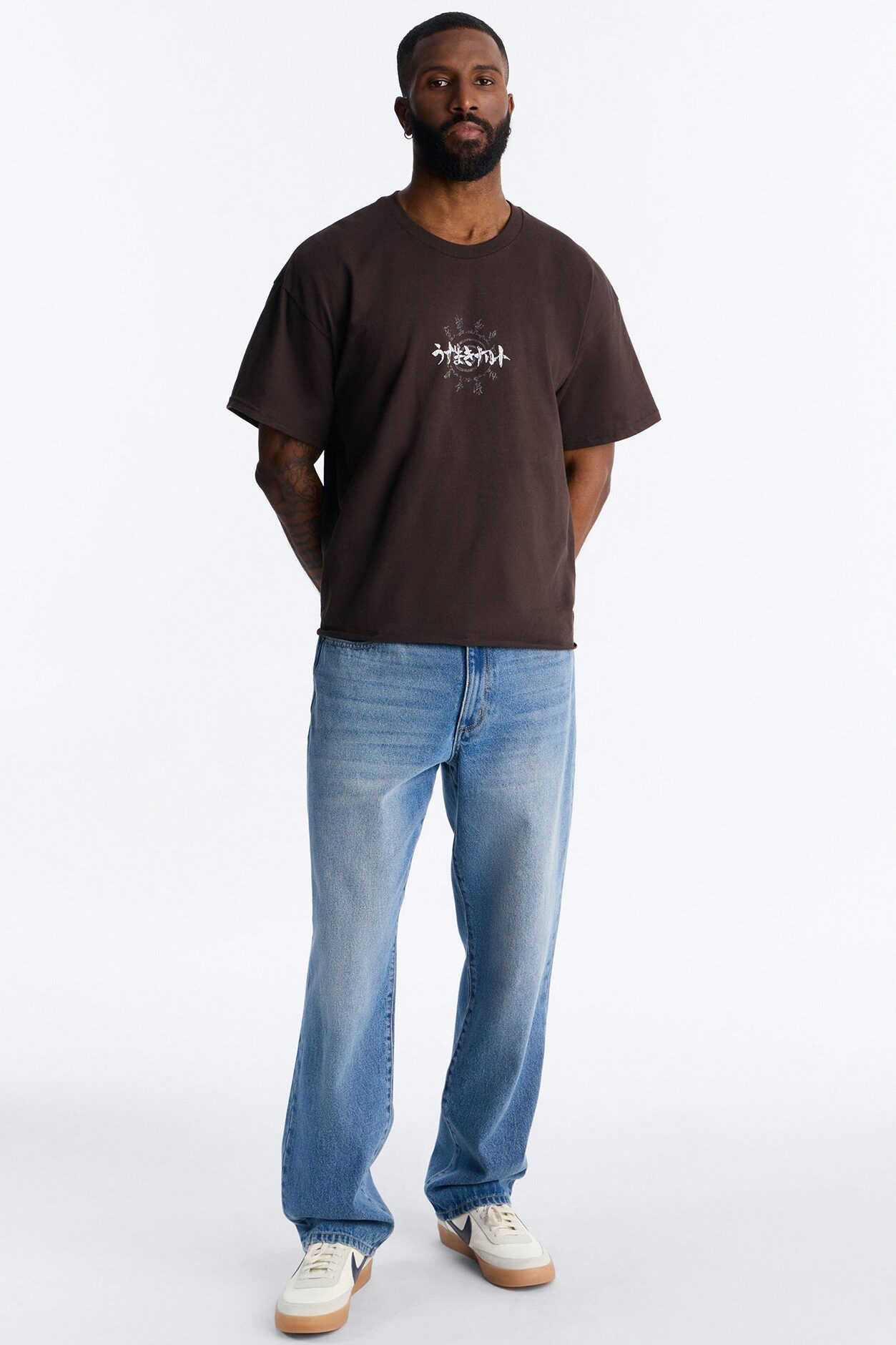 Naruto Better Than The Rest Boxy Short Sleeve Tee - Brown