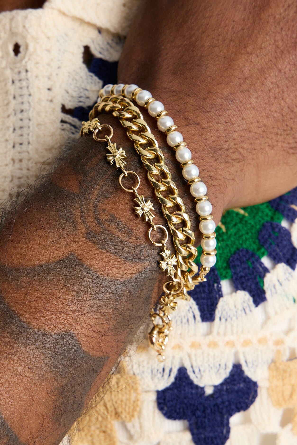 Majestic Aura Bracelet Set - Gold