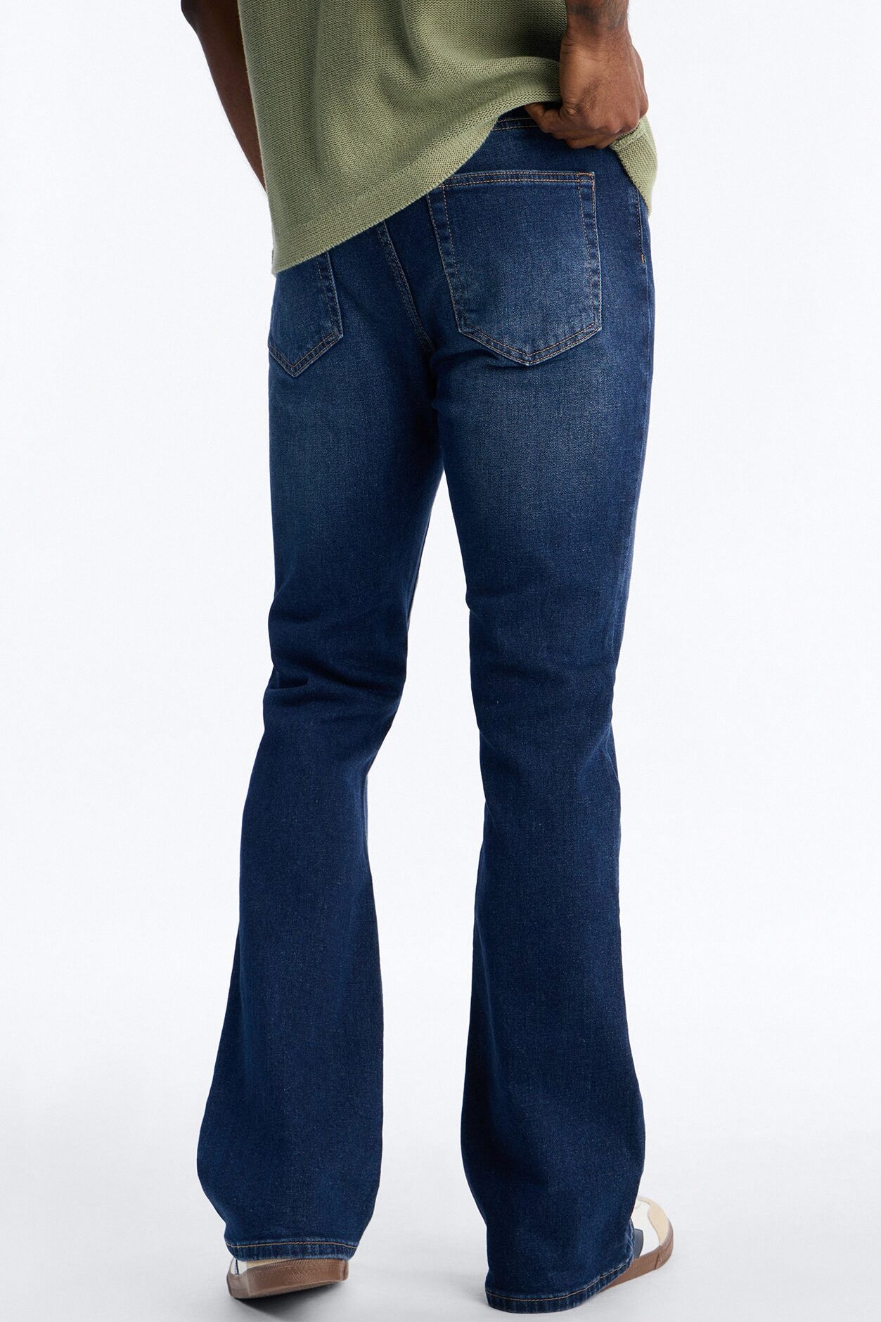 Essential Stacked Skinny Flare Stretch Jean - Dark Wash