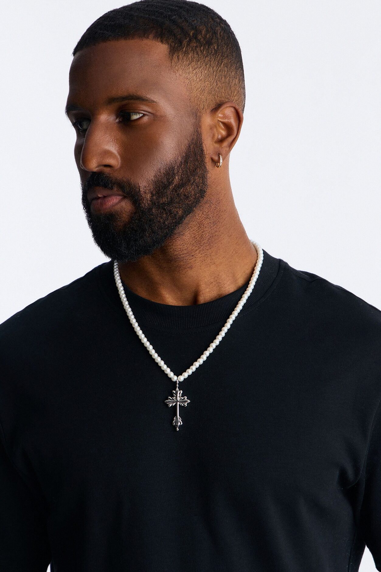 Pearl Reverence Necklace - Silver