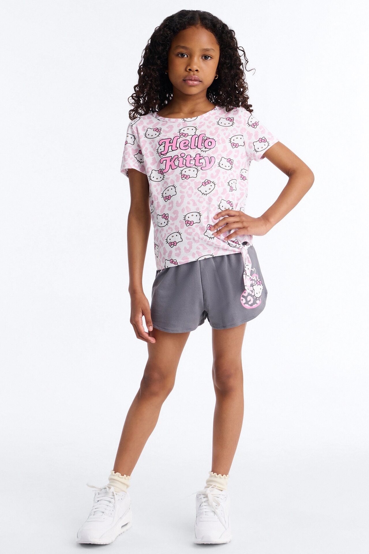 Mini Hello Kitty Express Yourself Short Set - Pink/combo