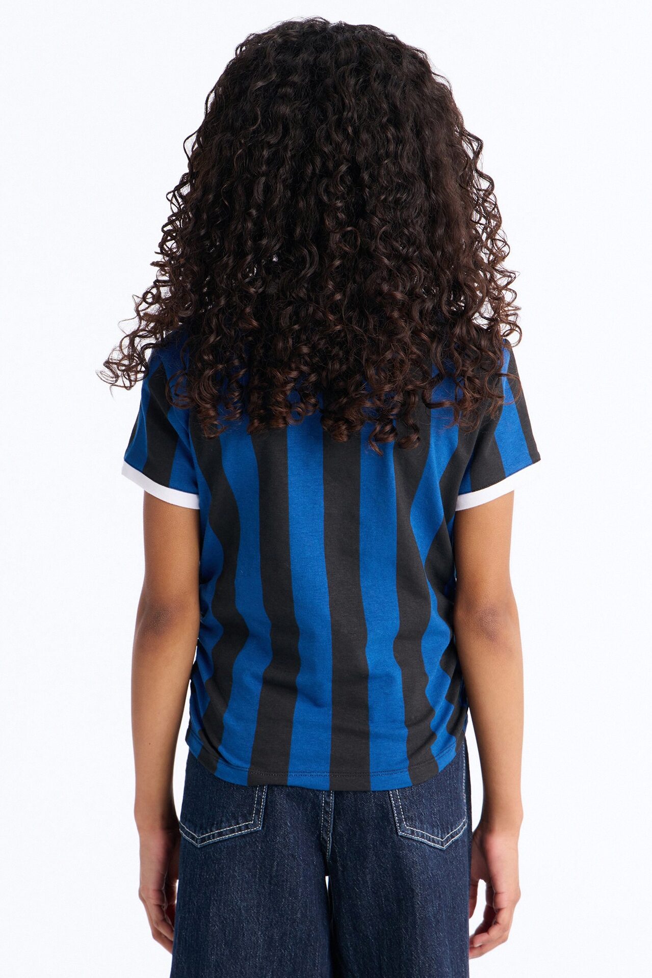 Mini First Pick Striped Short Sleeve Top - Navy/combo