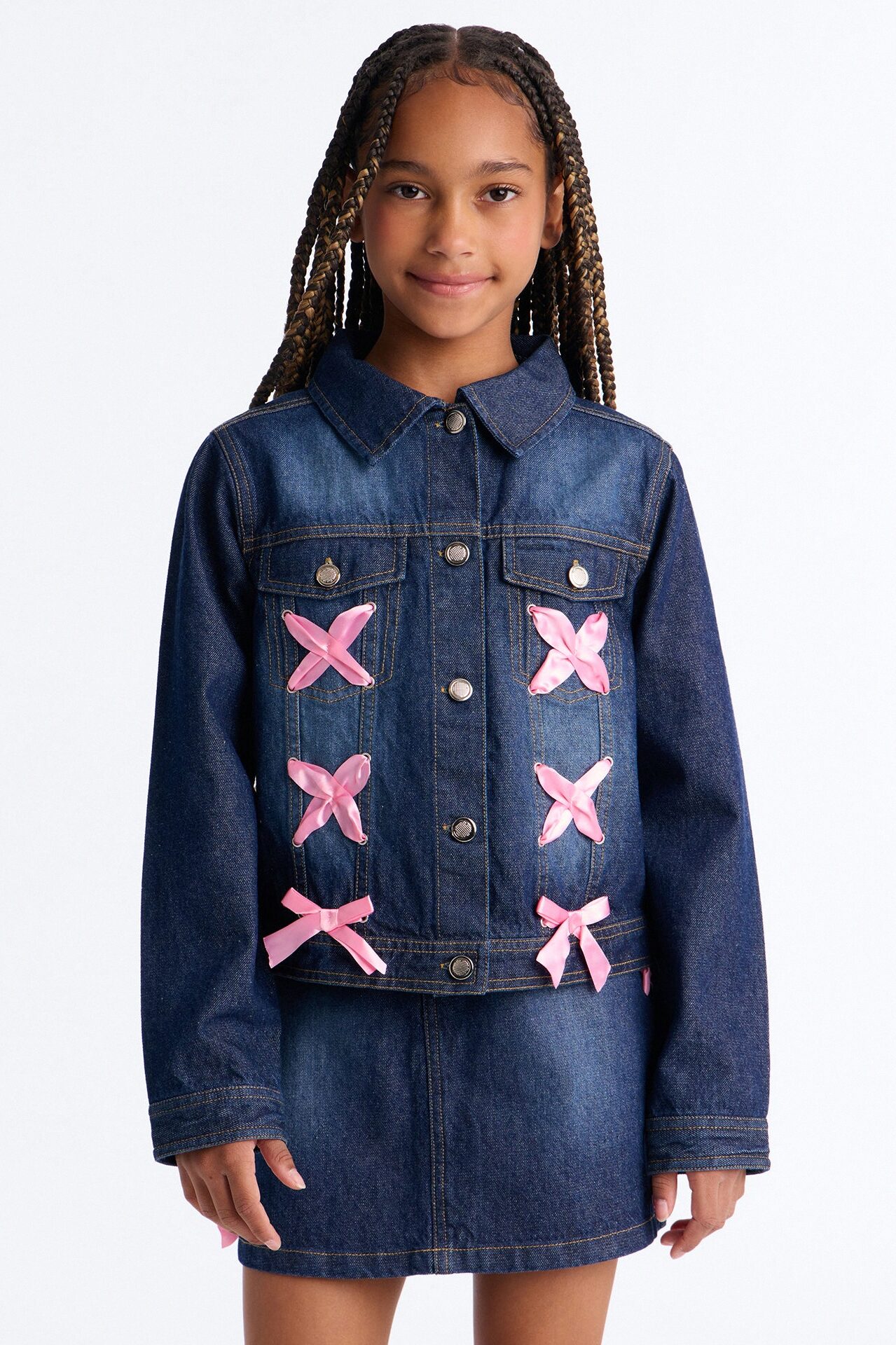 Mini Wildest Dreams Denim Jacket - Dark Wash