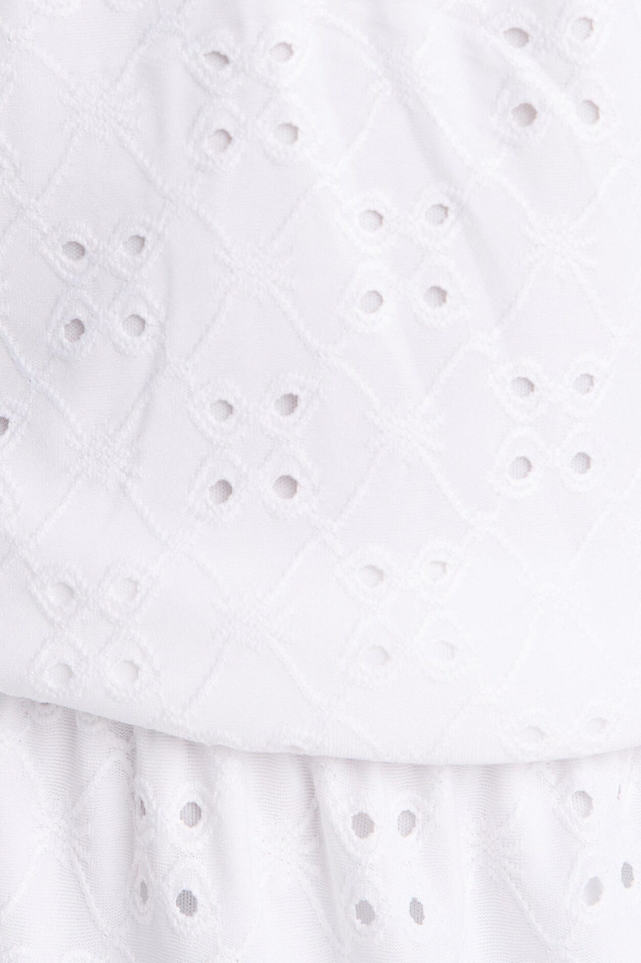 Mini Apple Of My Eyelet Skort Set - White