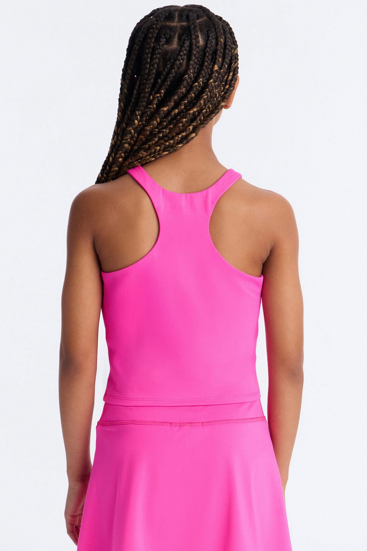 Mini Made Up My Mind Sportscore Racerback Tank Top - Hot Pink