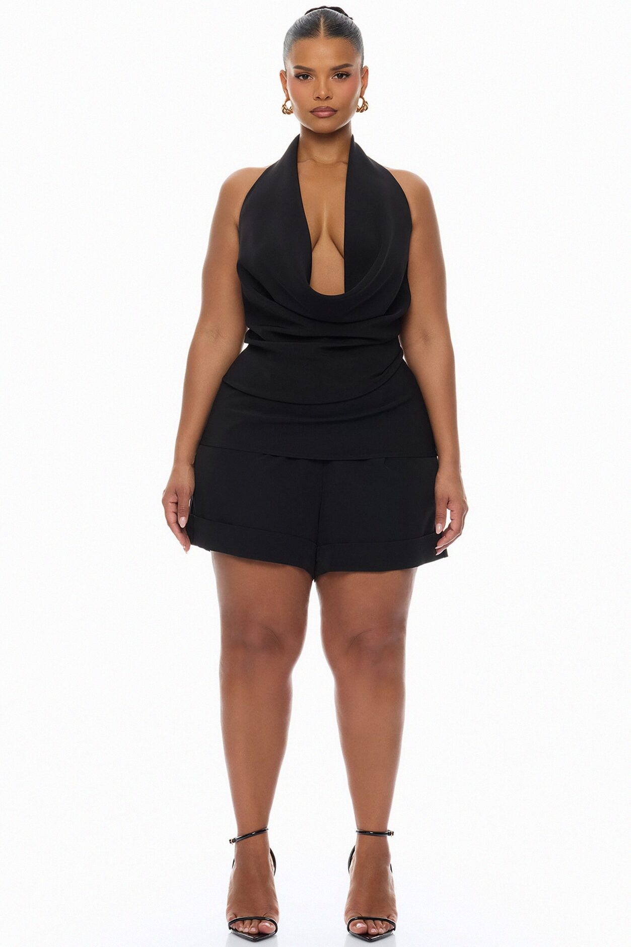 Timeless Touch Short Set - Black