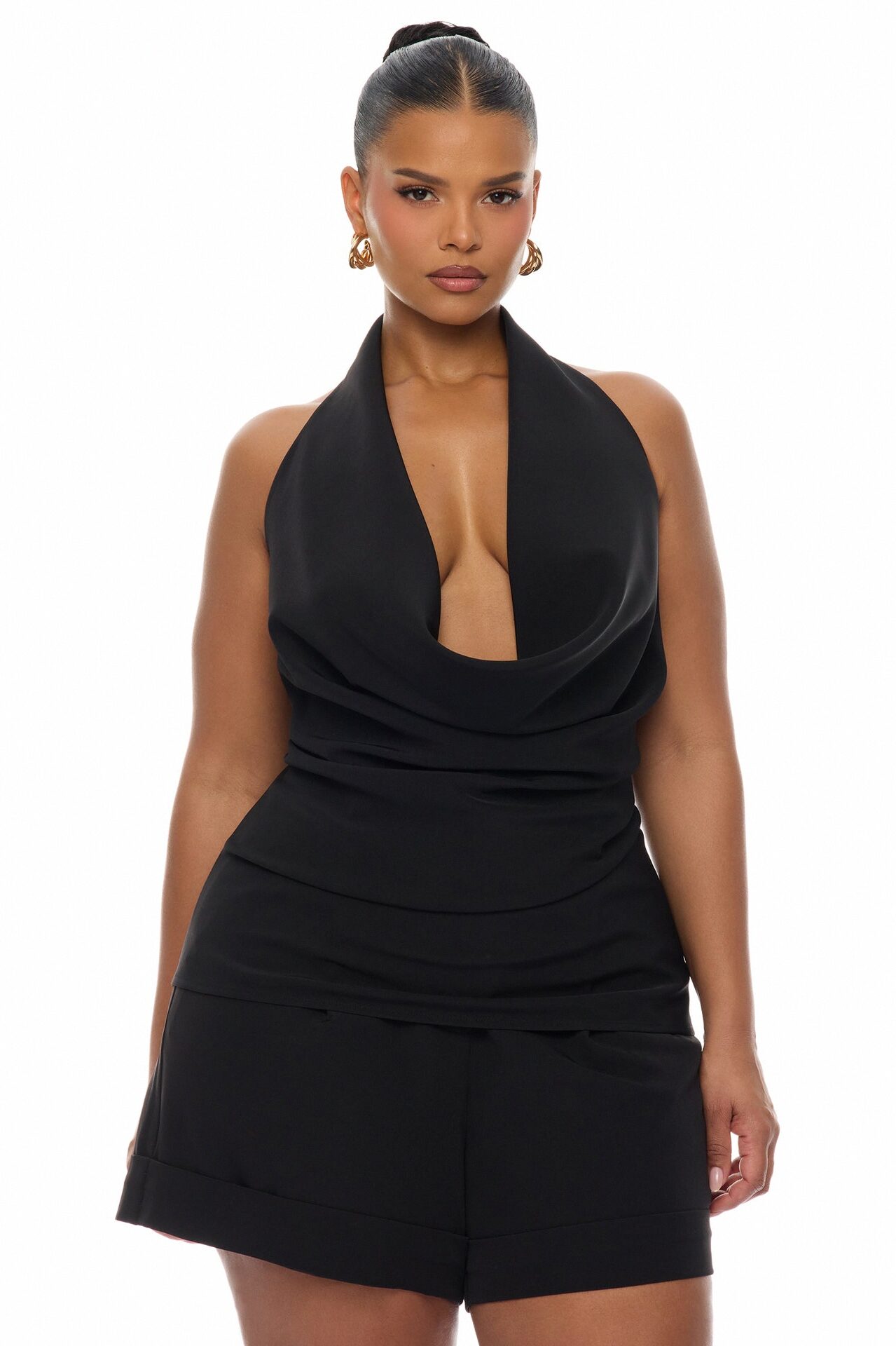 Timeless Touch Short Set - Black