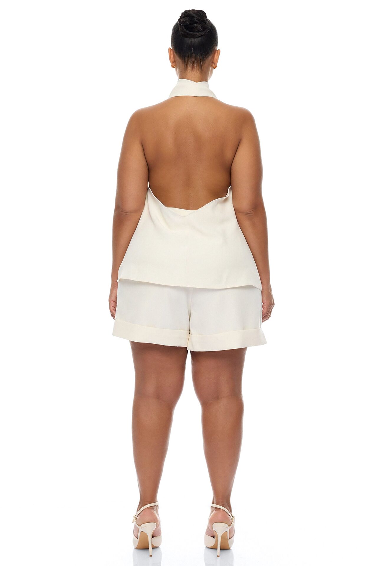 Timeless Touch Short Set - Cream