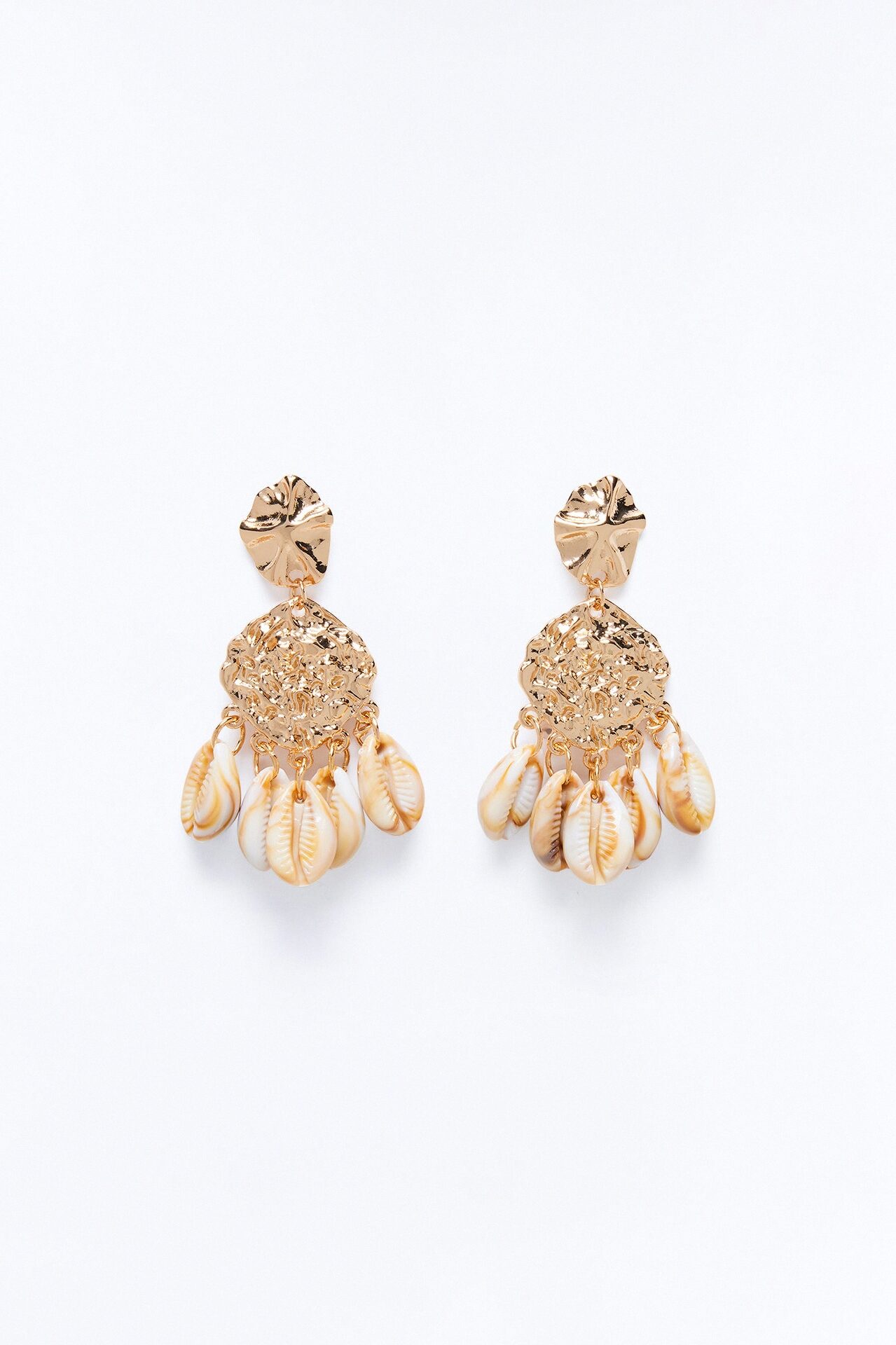 Never Shellfish Drop Earrings - Gold/combo
