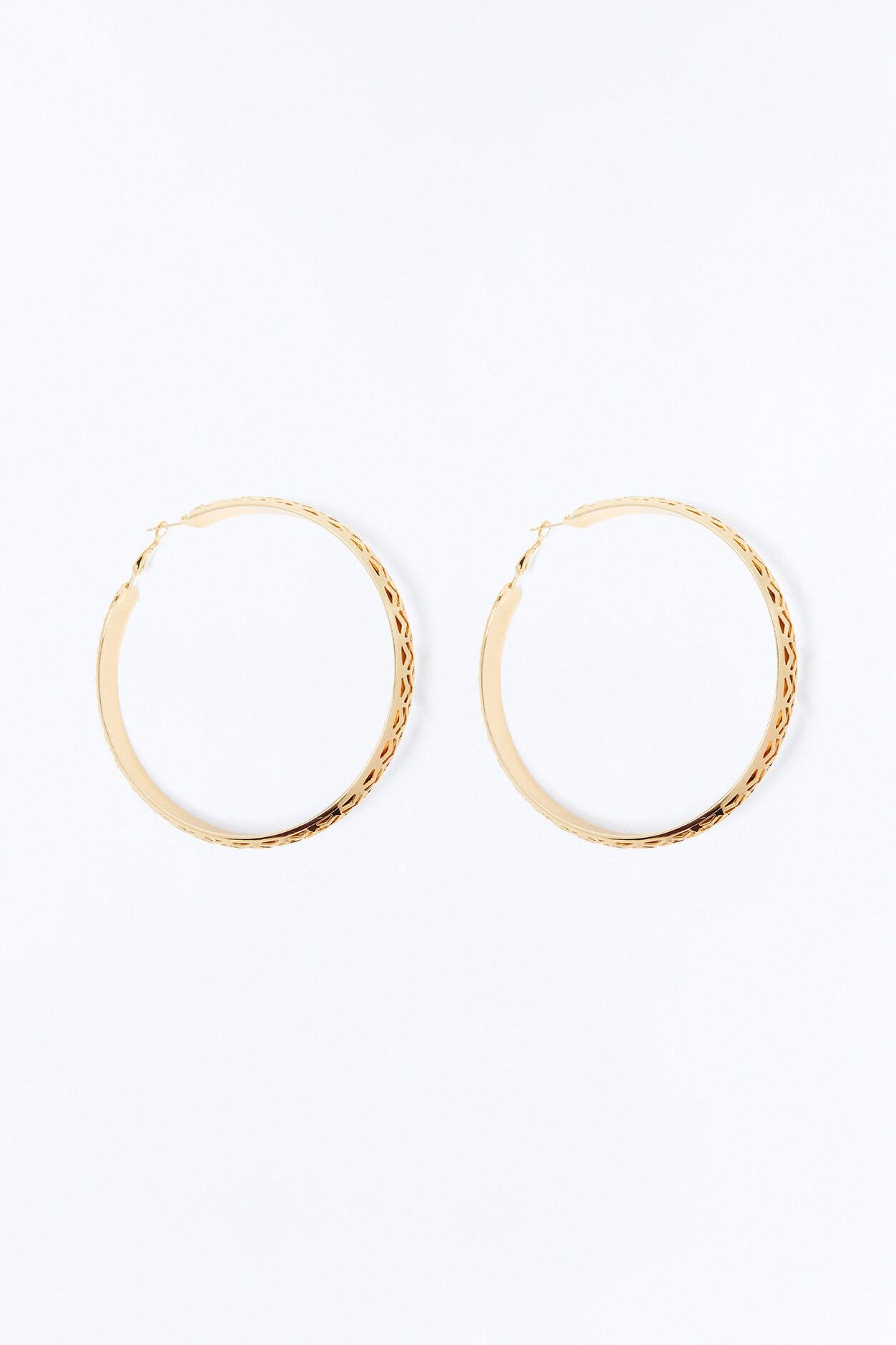Boho Mirage Hoop Earrings - Gold