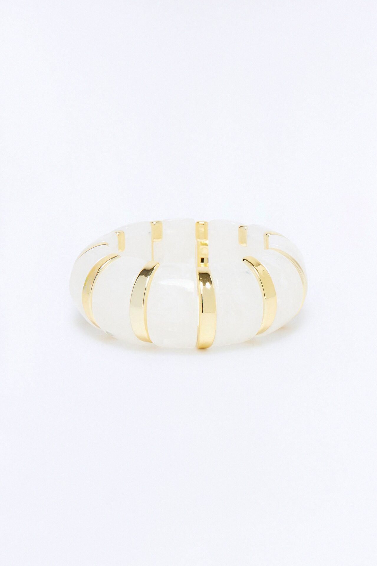 Getaway Glow Stretch Bracelet - White