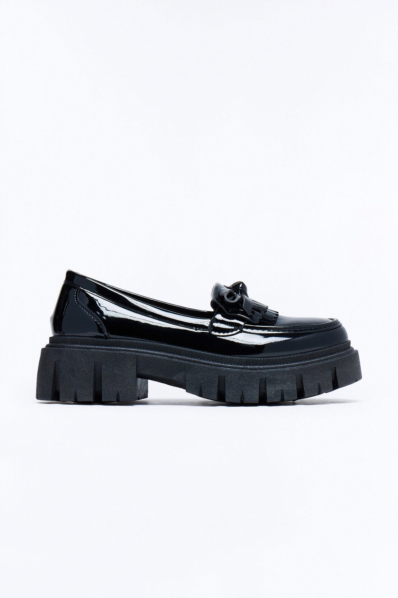 Knox Plaftorm Loafers - Black