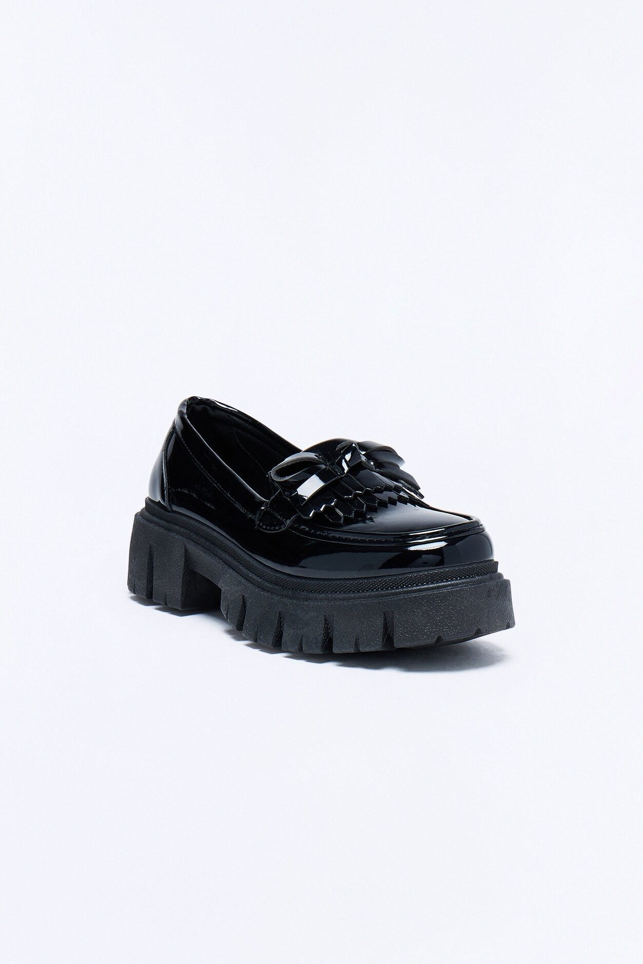 Knox Plaftorm Loafers - Black