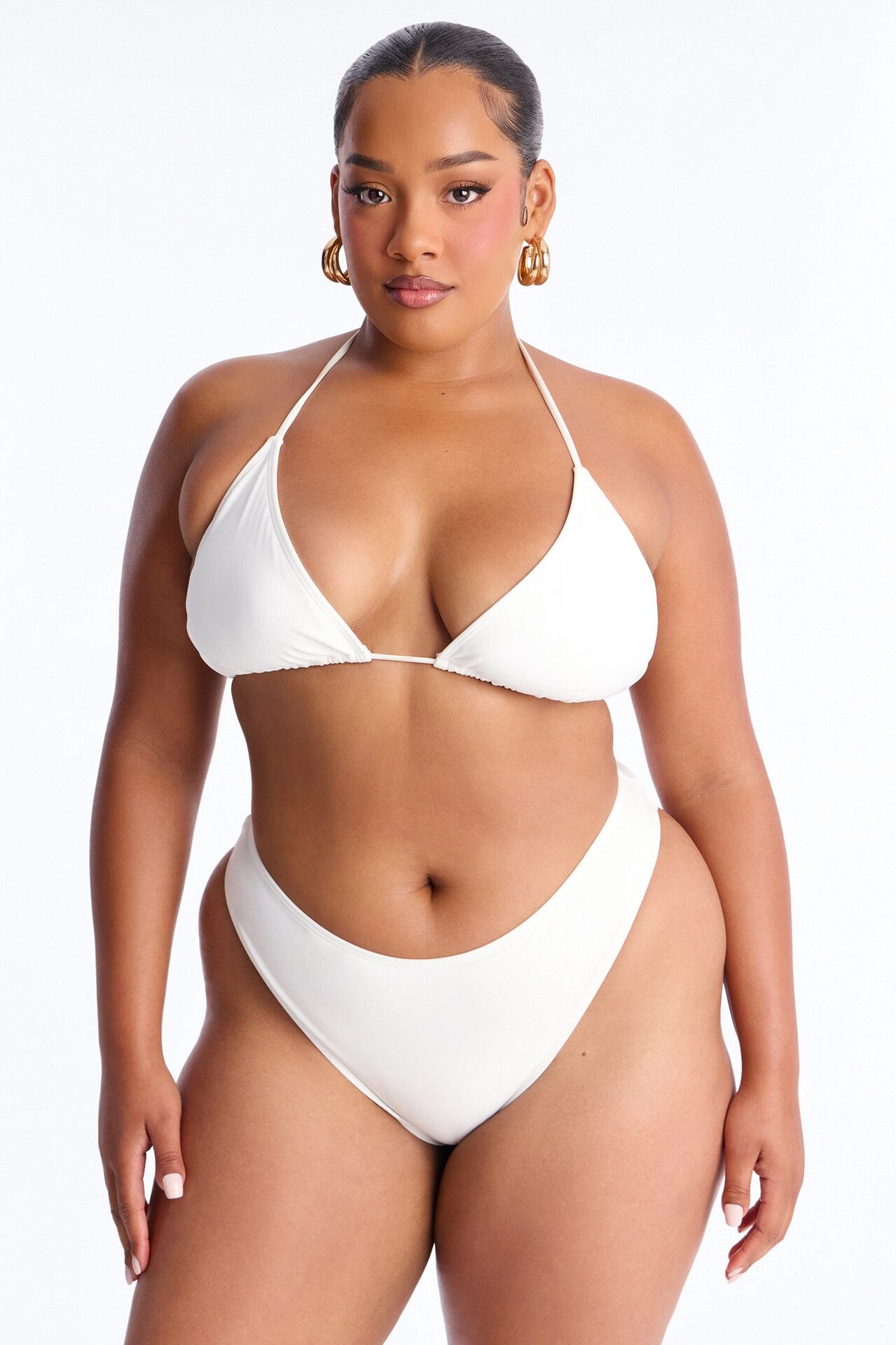 Allyson Bikini And Coverup Set - White