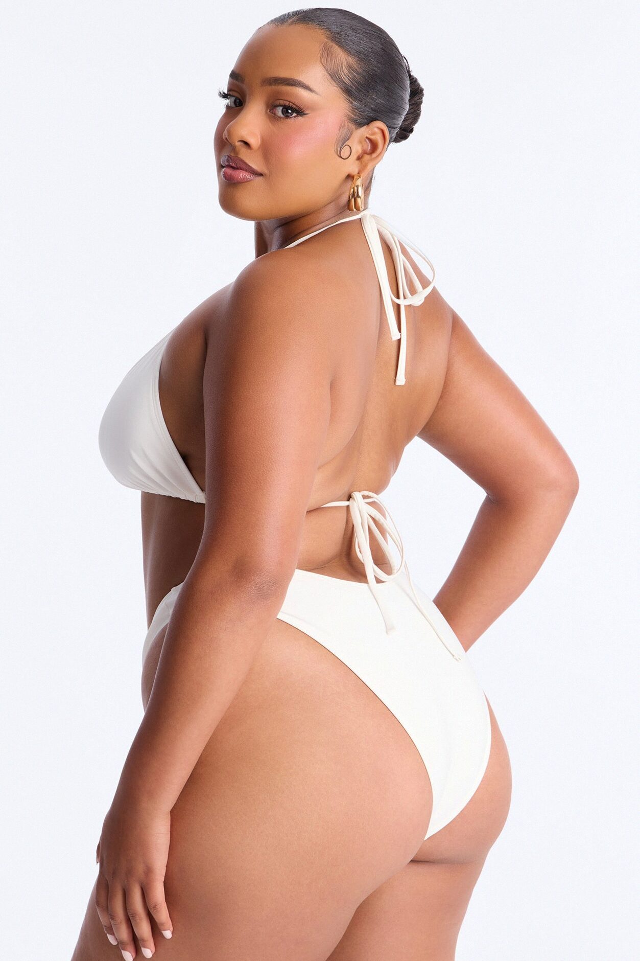 Allyson Bikini And Coverup Set - White