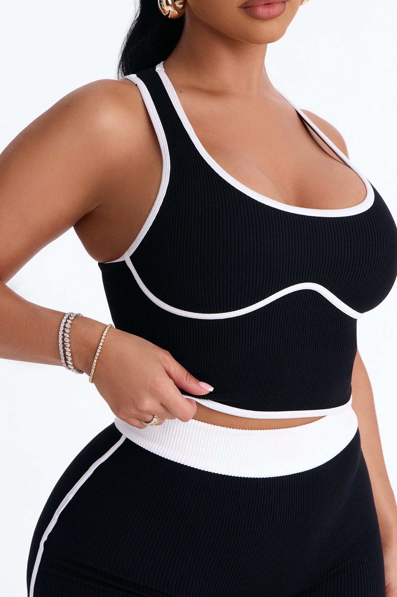 Sunday Mood Seamless Legging Set - Black