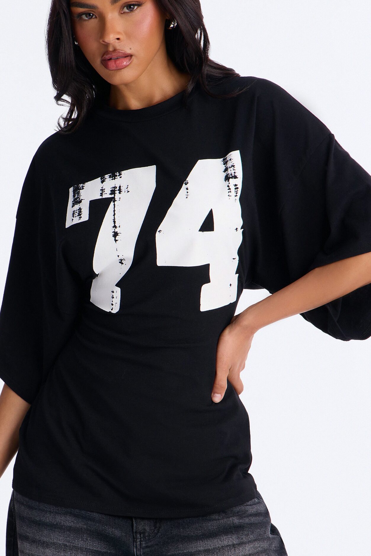 Final Game 74 Backless Lace Up Top - Black