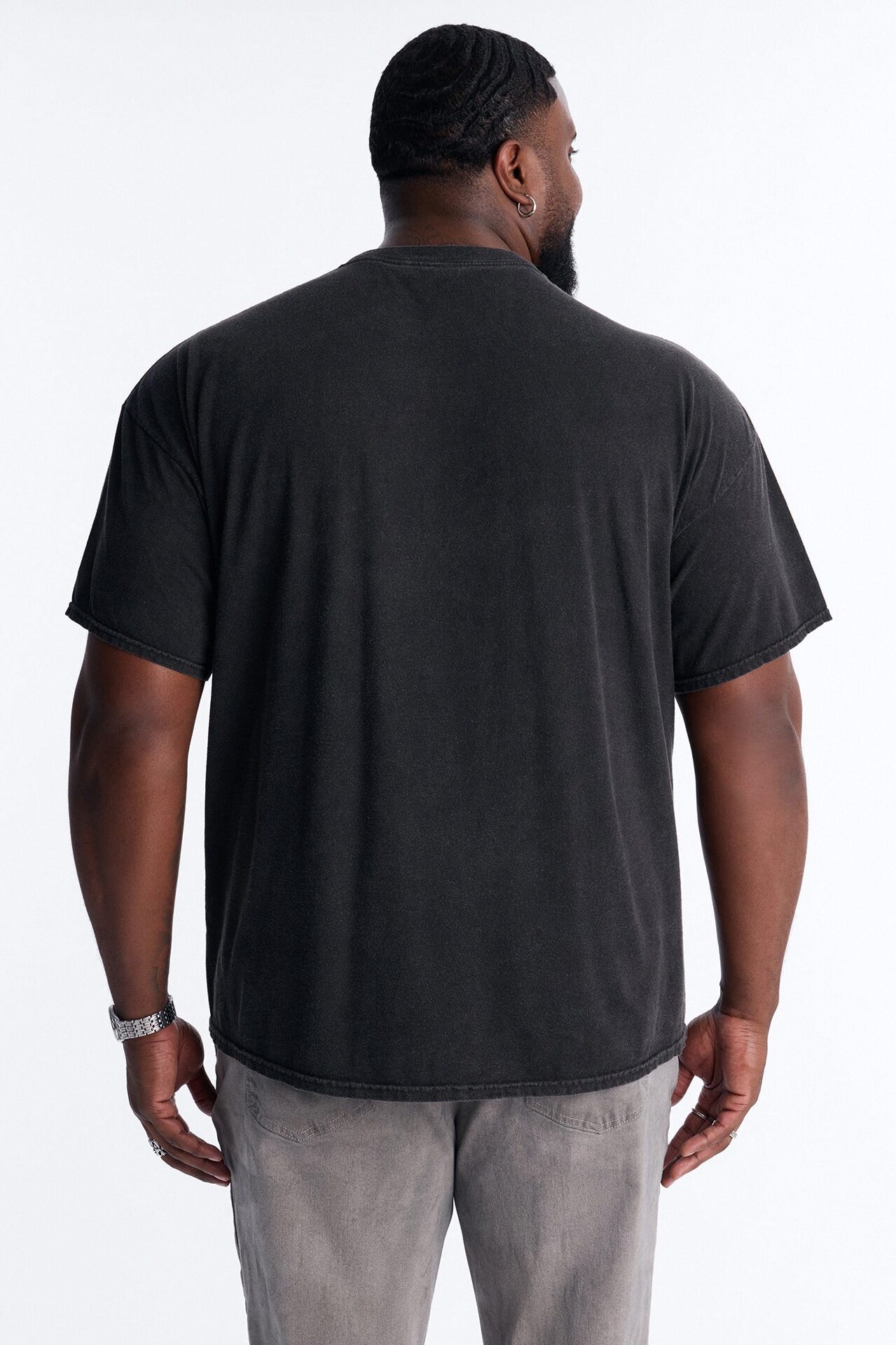 Bold And Ruthless Oversized Short Sleeve Tee - Black