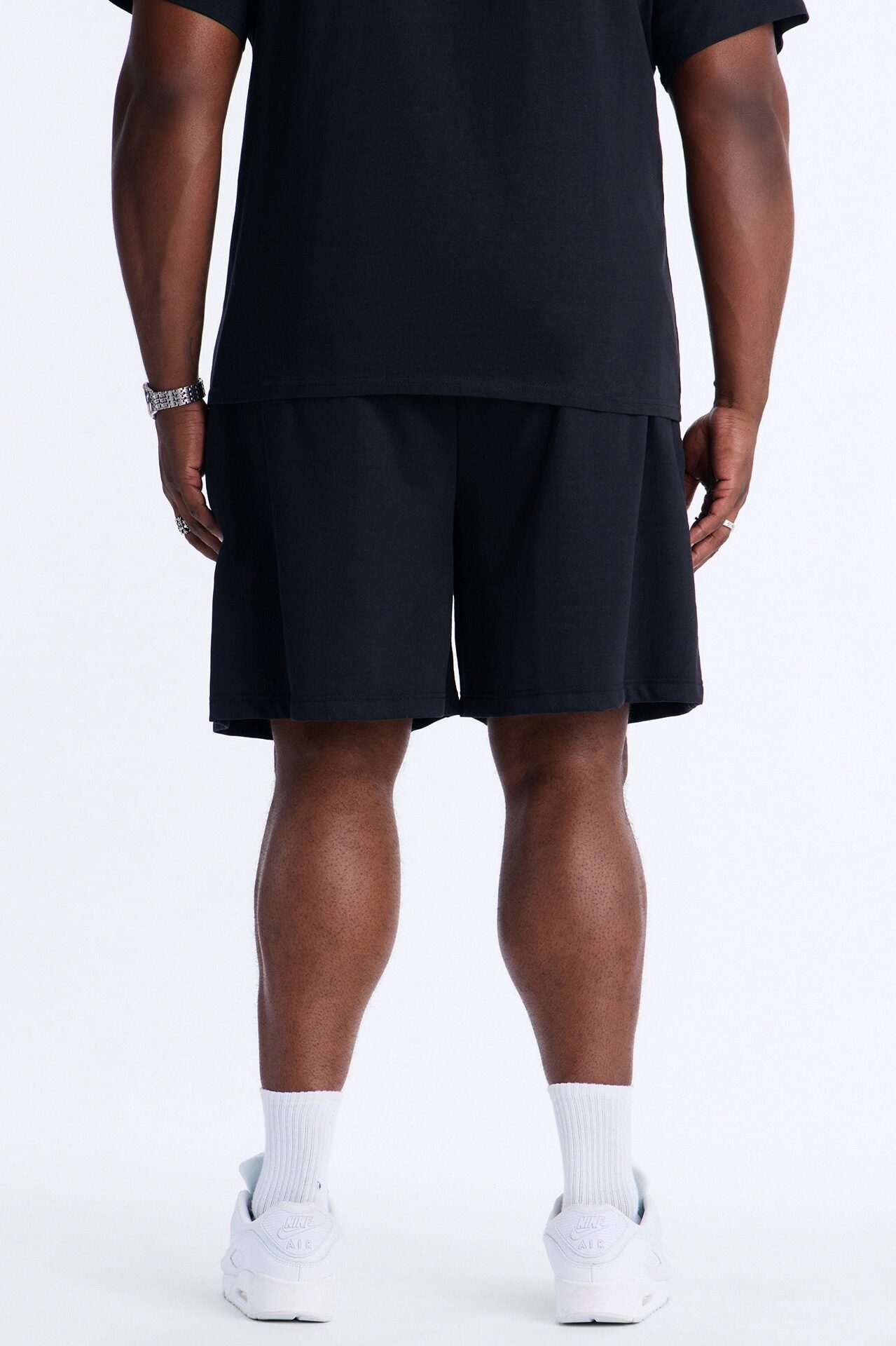 Digital Tribal Sweatshorts - Black