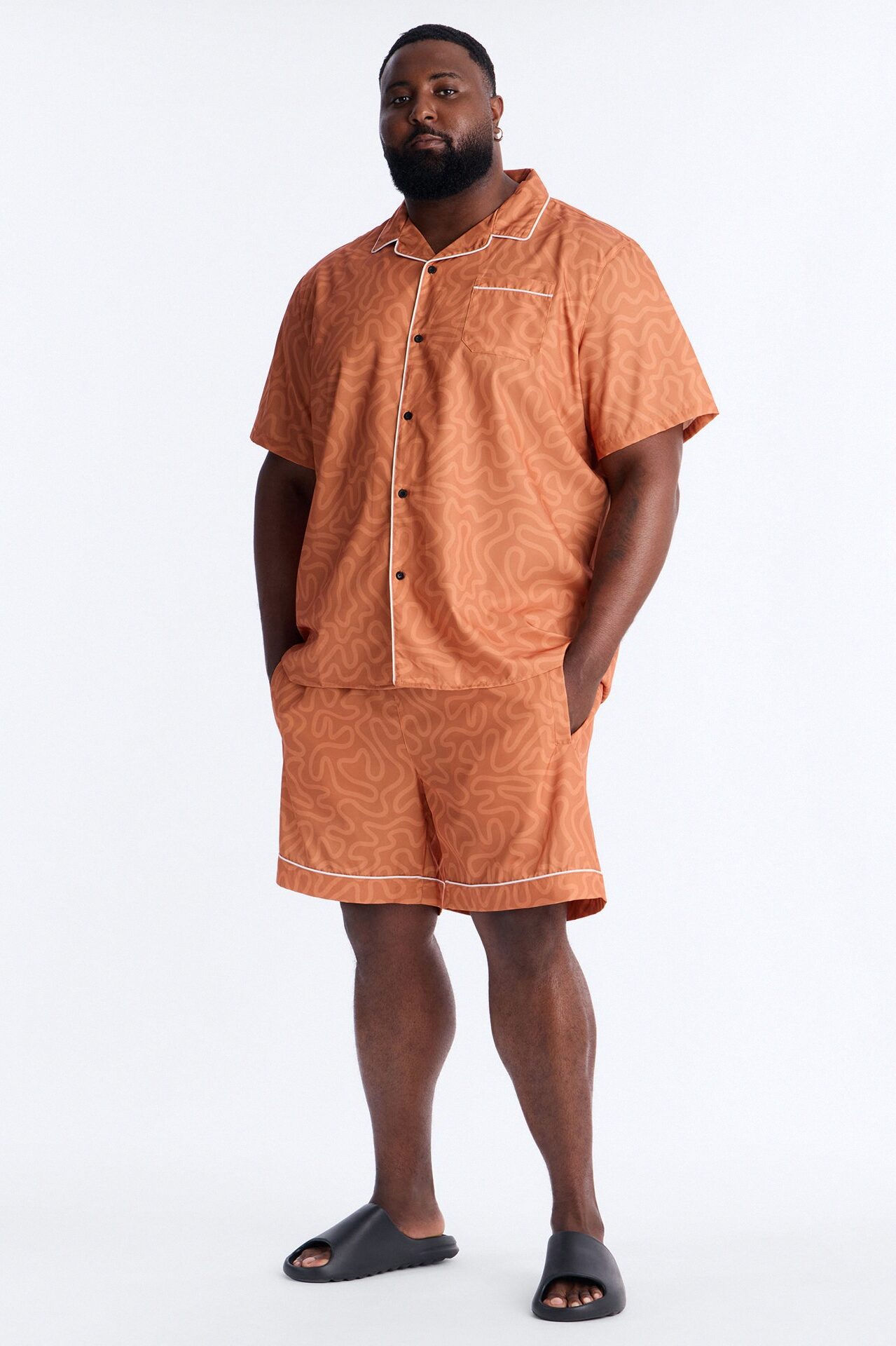 Relaxed Sienna Wave Short - Orange