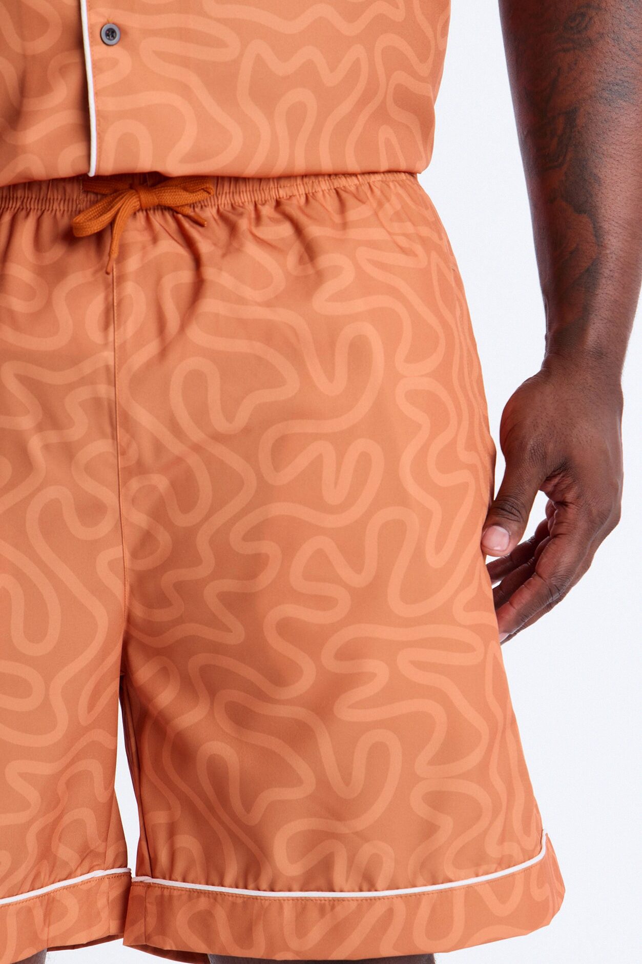 Relaxed Sienna Wave Short - Orange