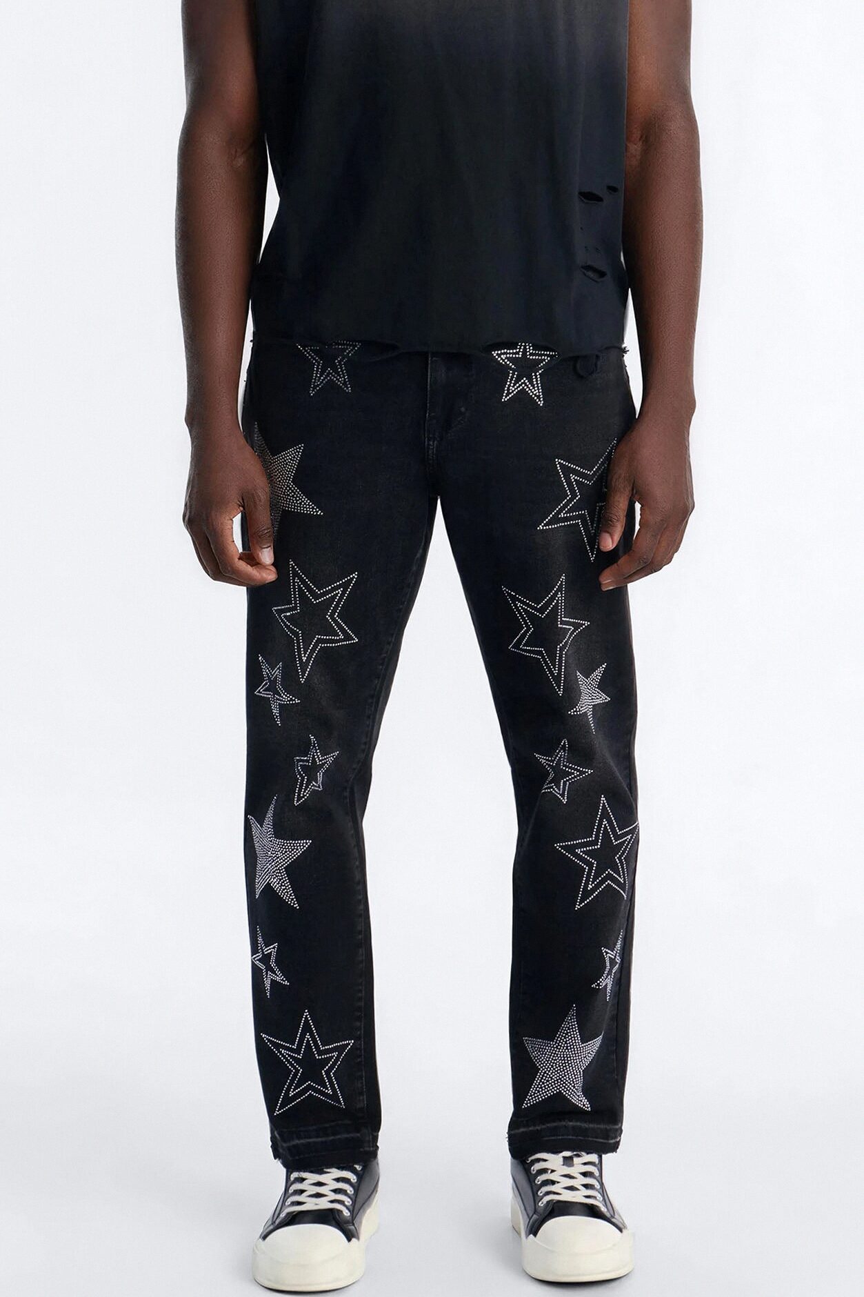 Starlight Fade Slim Jeans - Black Wash