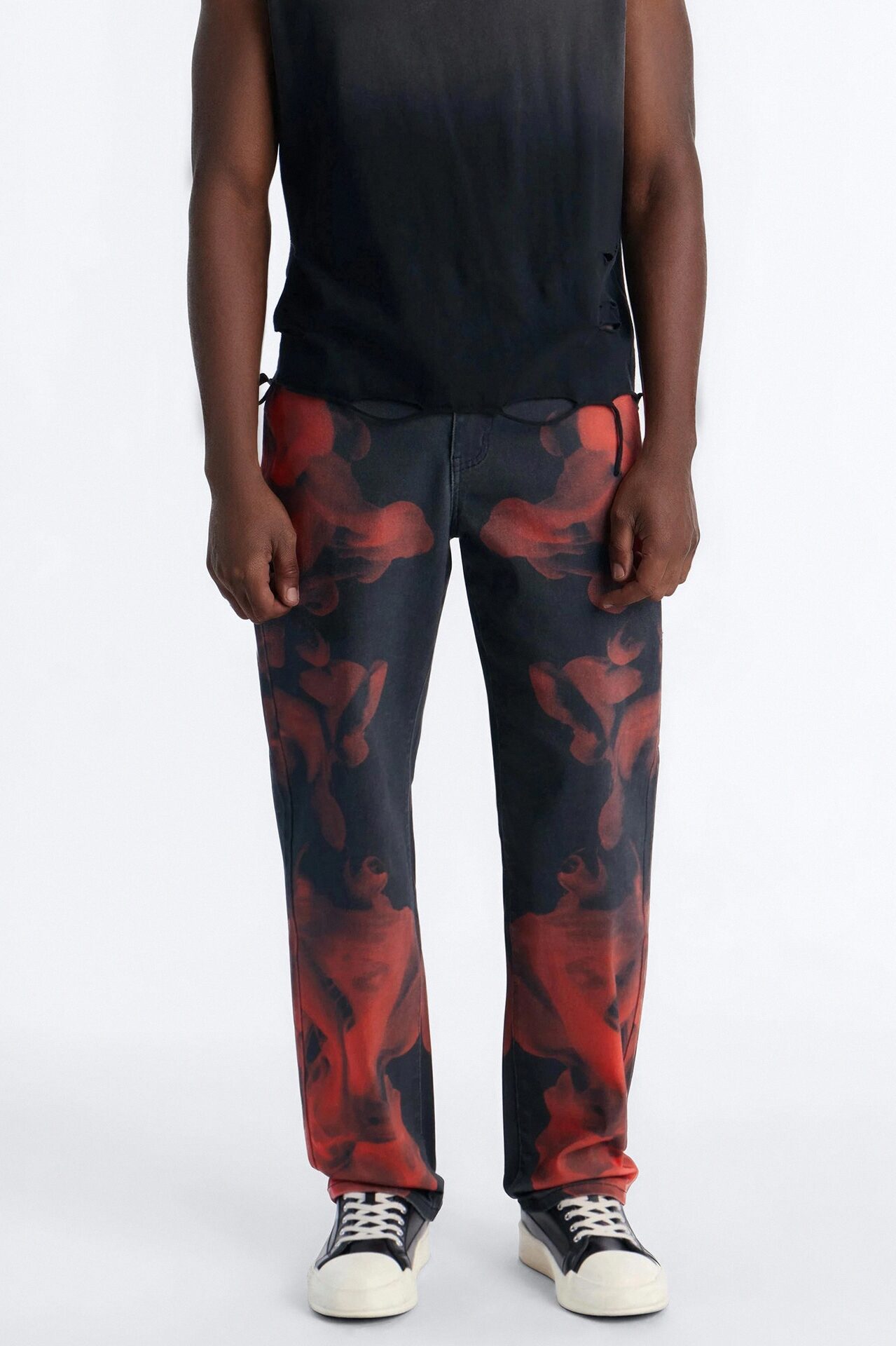 Straight Lava Jean - Red