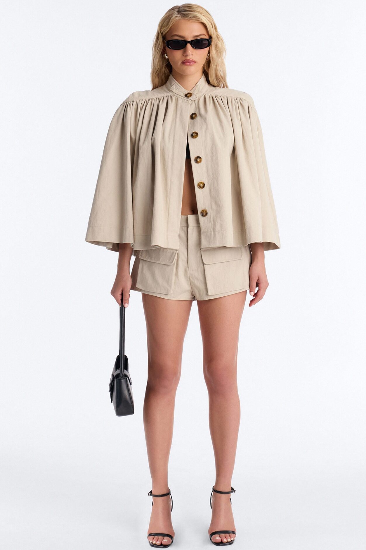 Taylor Twill Hot Short Set - Khaki