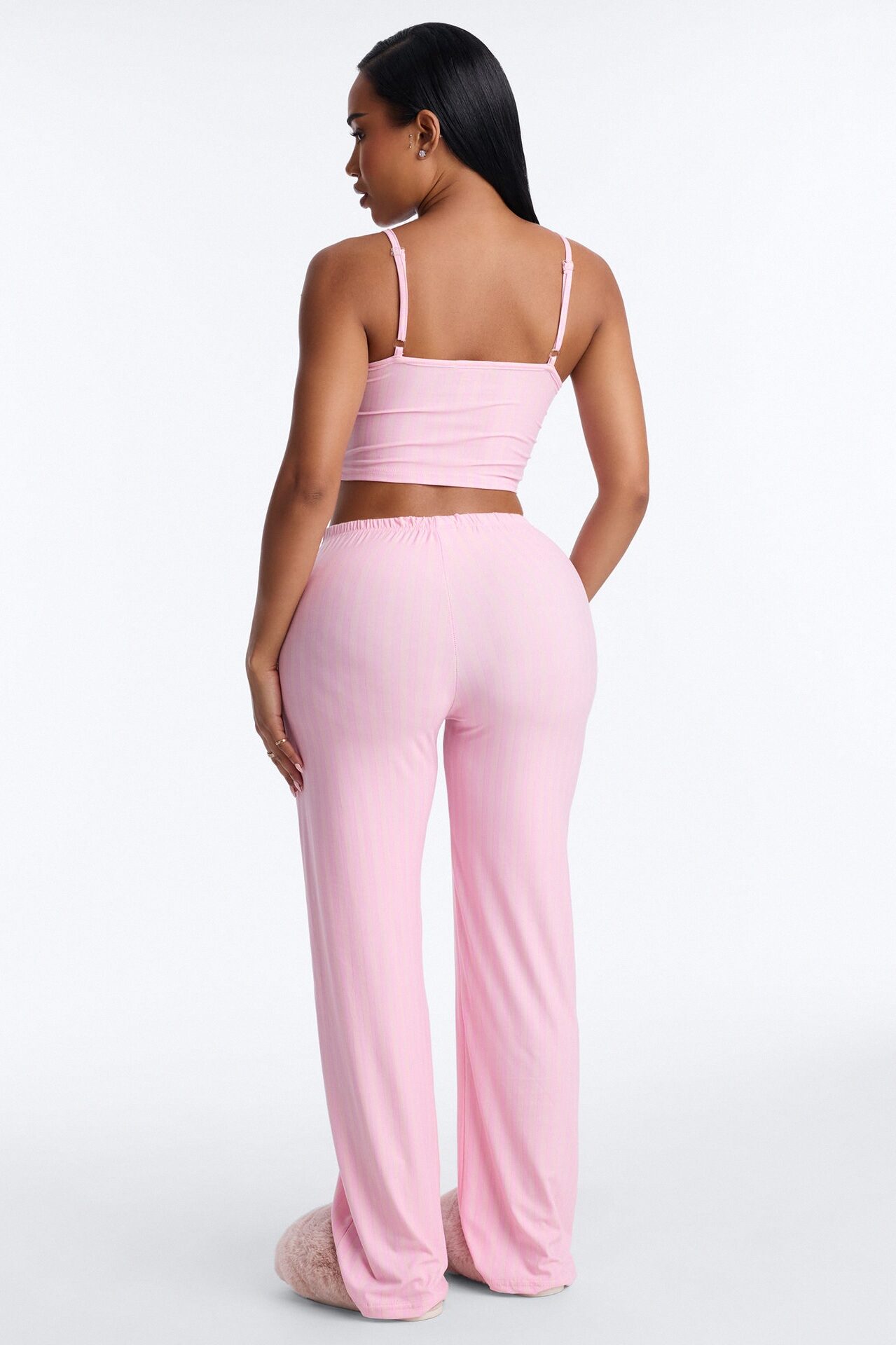 Sequin Bride Squad Cami PJ Pant Set - Pink