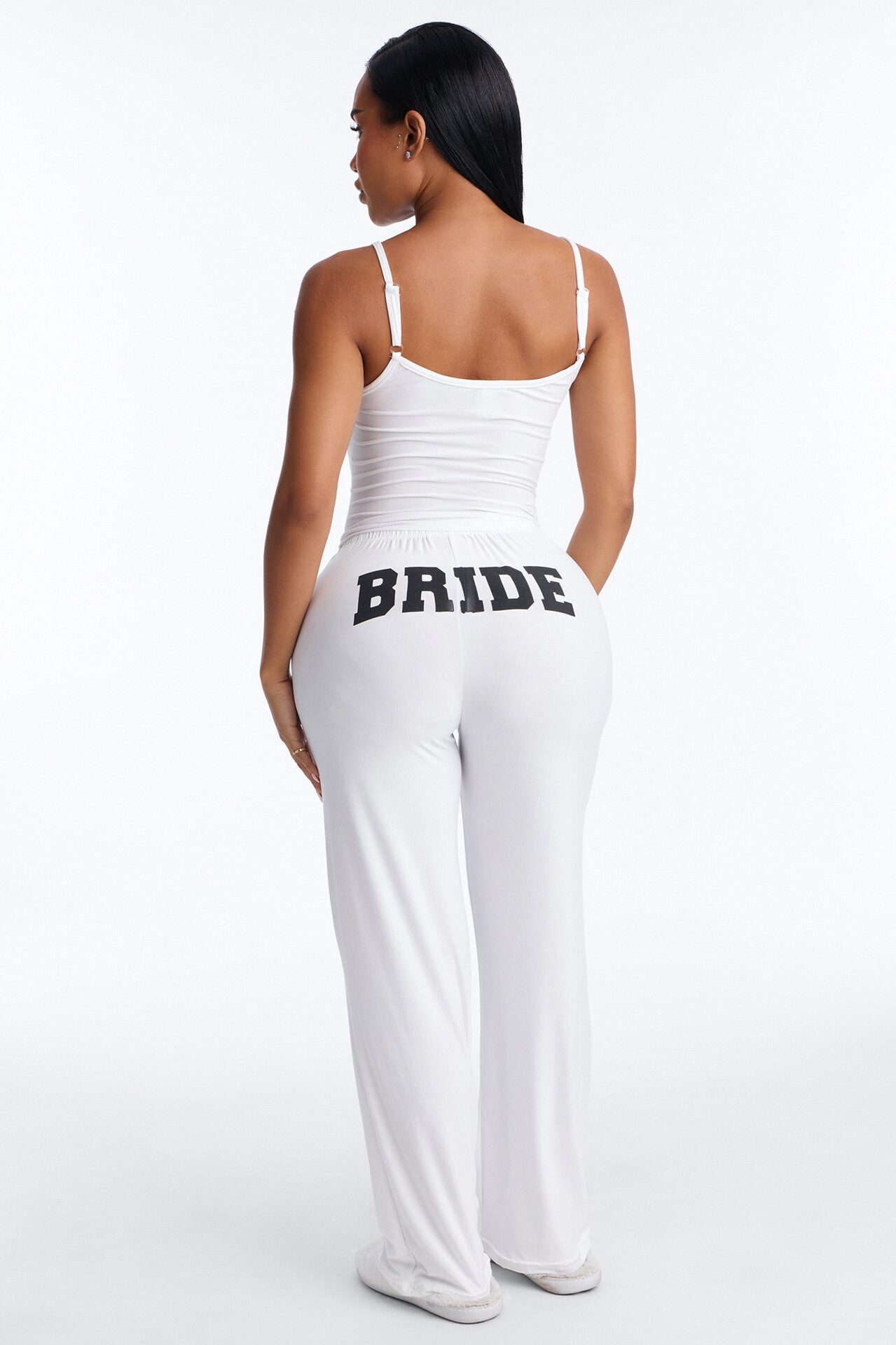 Bride Boarding PJ Set - White