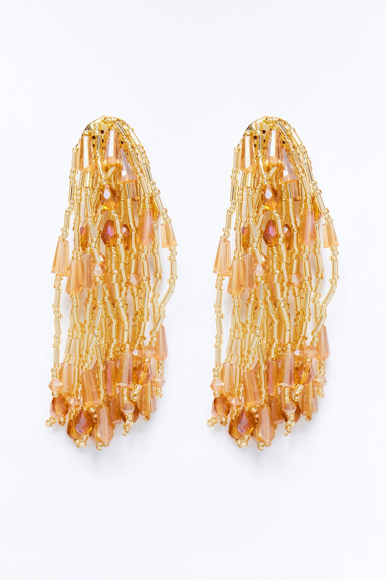 Beach Blossom Drop Earrings - Gold