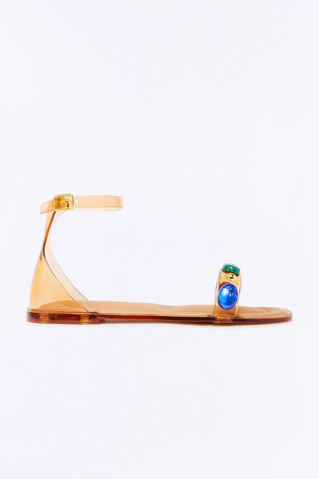 Eliseo Stone Jelly Sandals - Tan