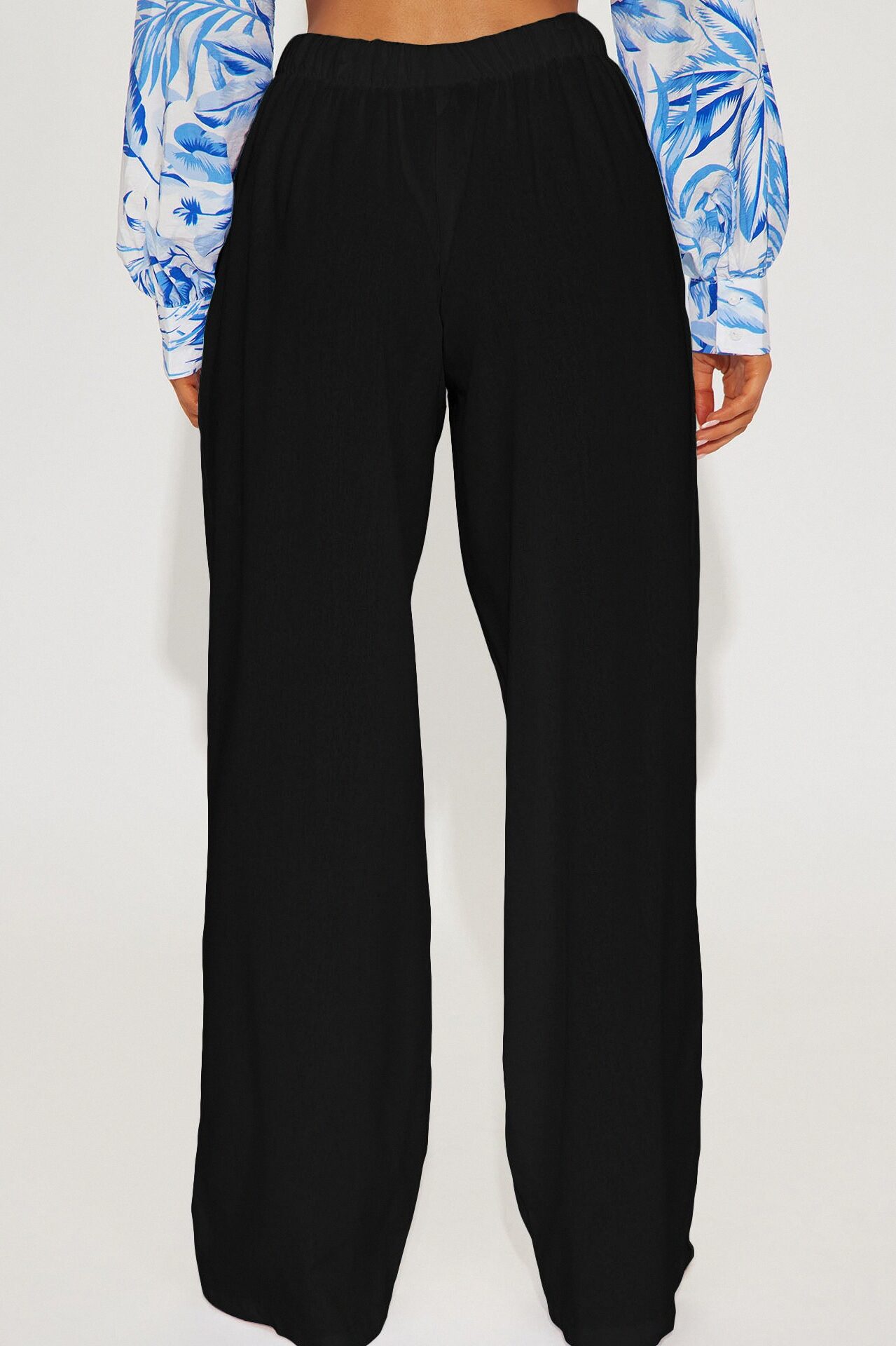 Beach Walks Linen Pant - Black