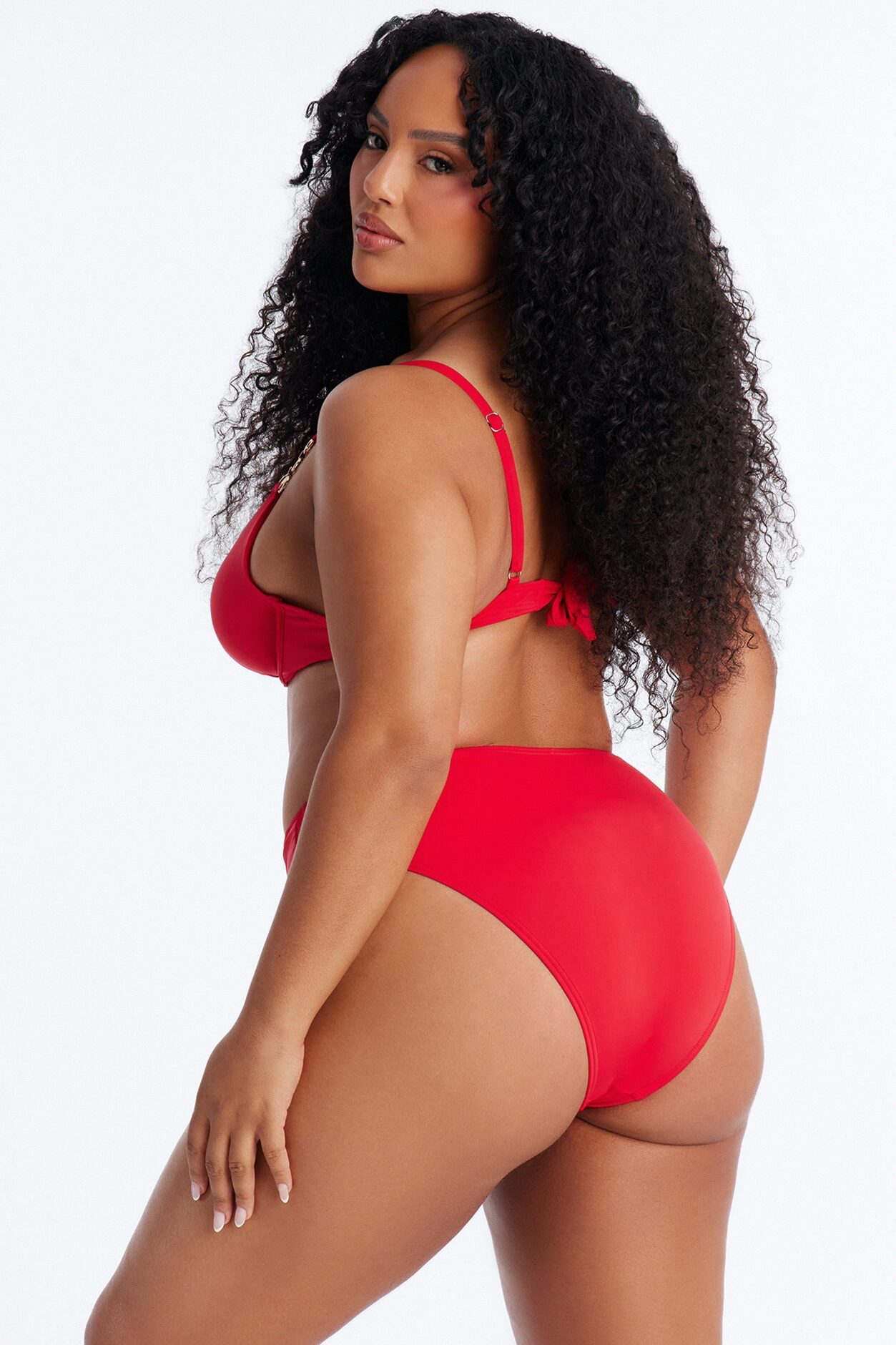 Meet Me By The Shore Underwire Hardware 2 Piece Bikini - Red