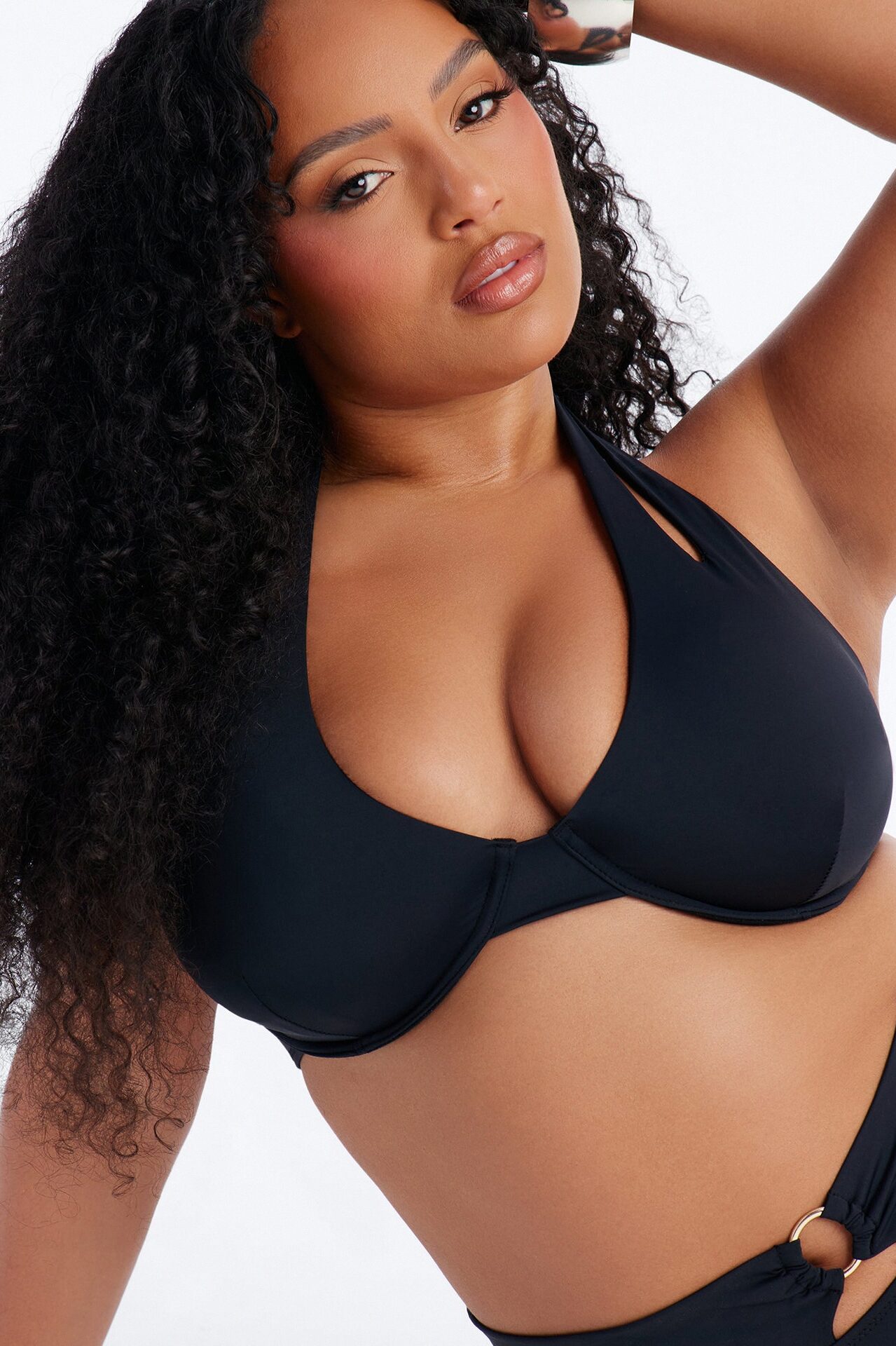 Margaritas At The Pool Hardware Underwire 2 Piece Bikini - Black