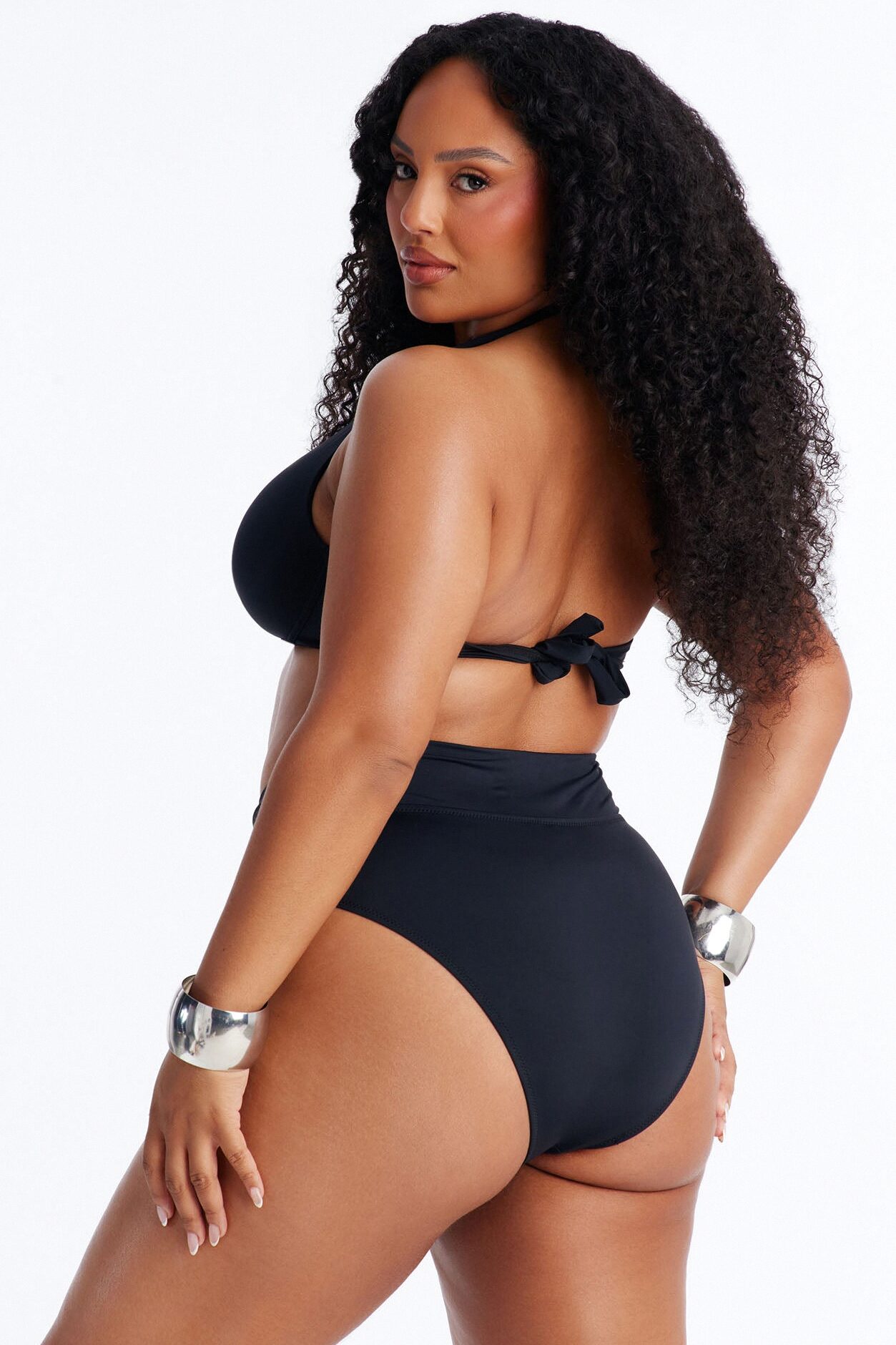 Margaritas At The Pool Hardware Underwire 2 Piece Bikini - Black