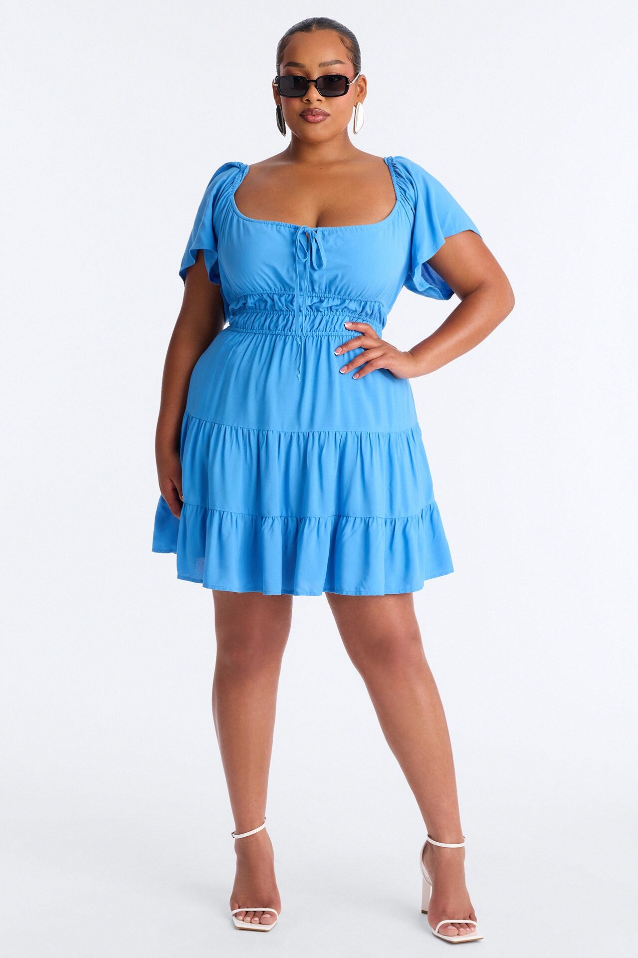 Bloomin Beauty Mini Dress - Royal