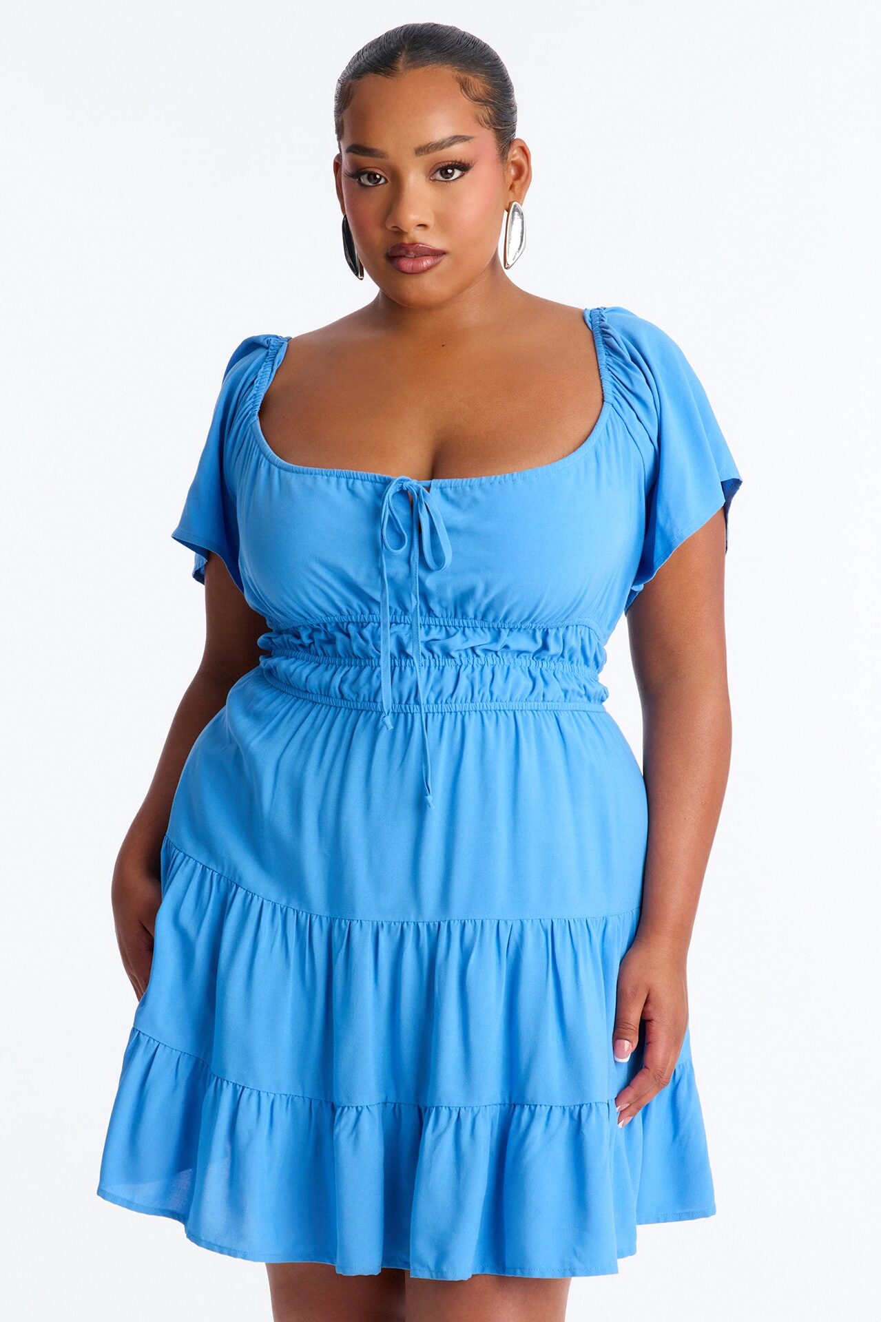 Bloomin Beauty Mini Dress - Royal
