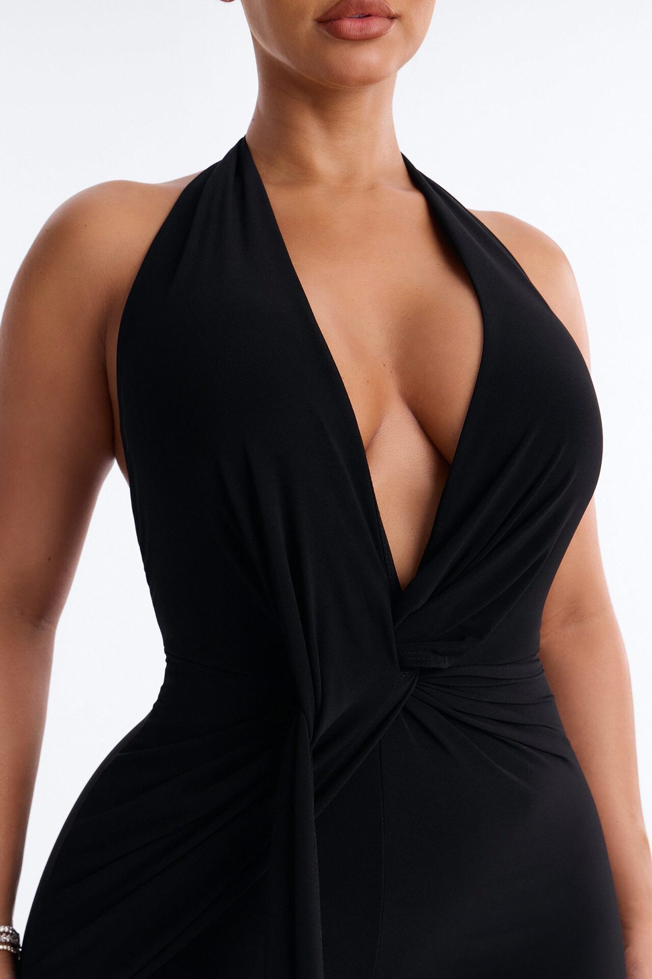 Always That Girl Backless Jumpsuit - Black