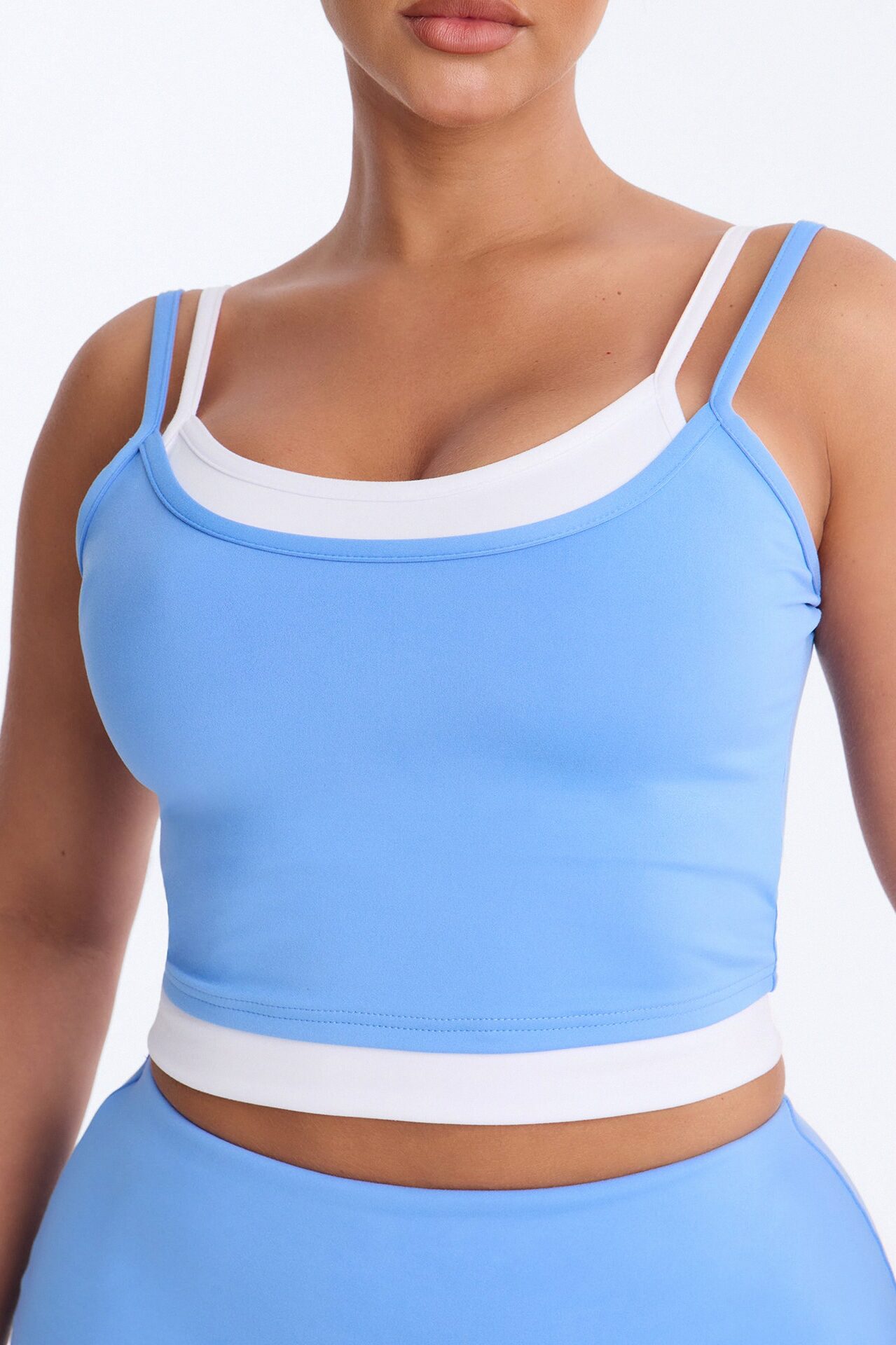 Claudia Mini Skirt Set - Blue