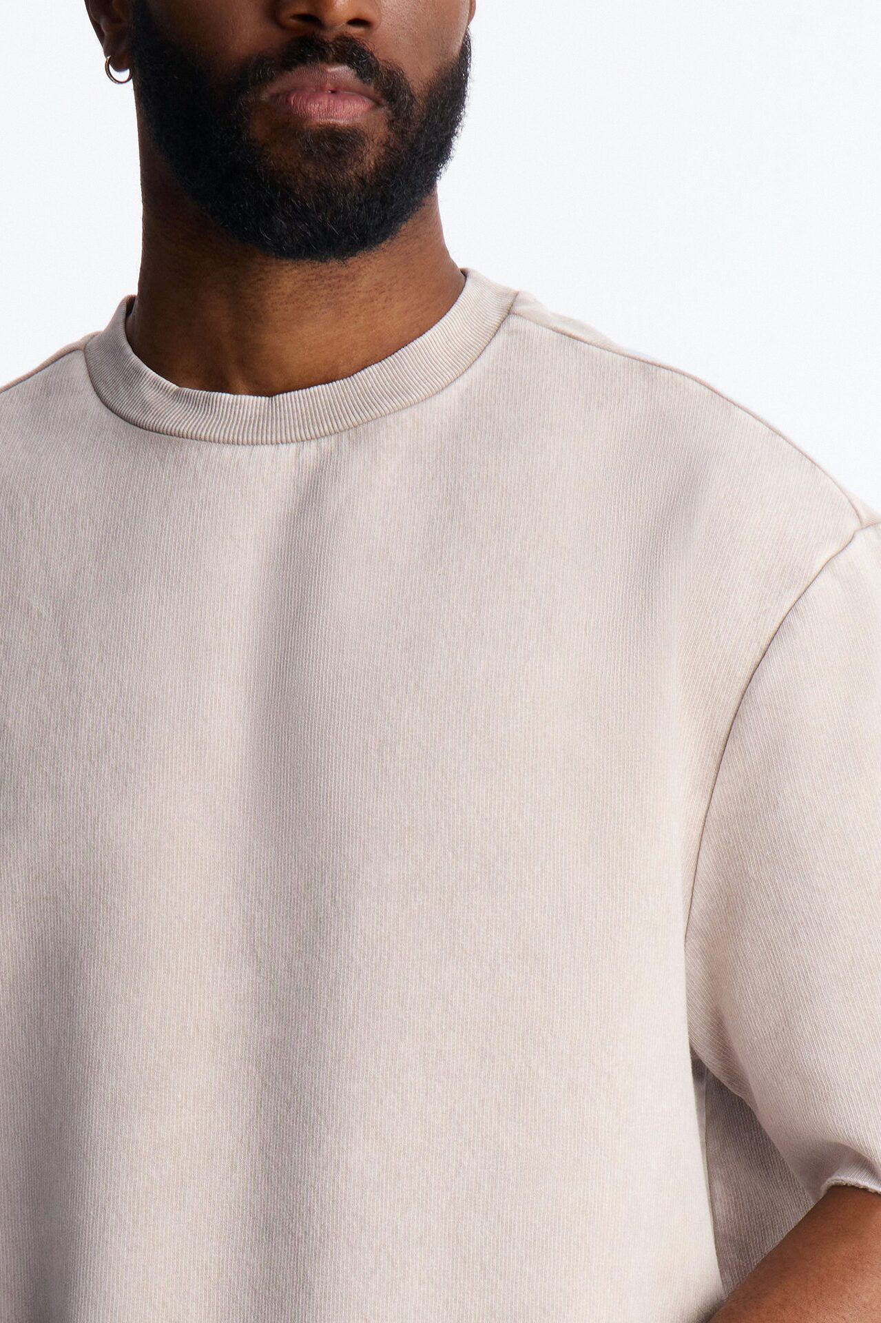 On The Go Washed Tee - Taupe