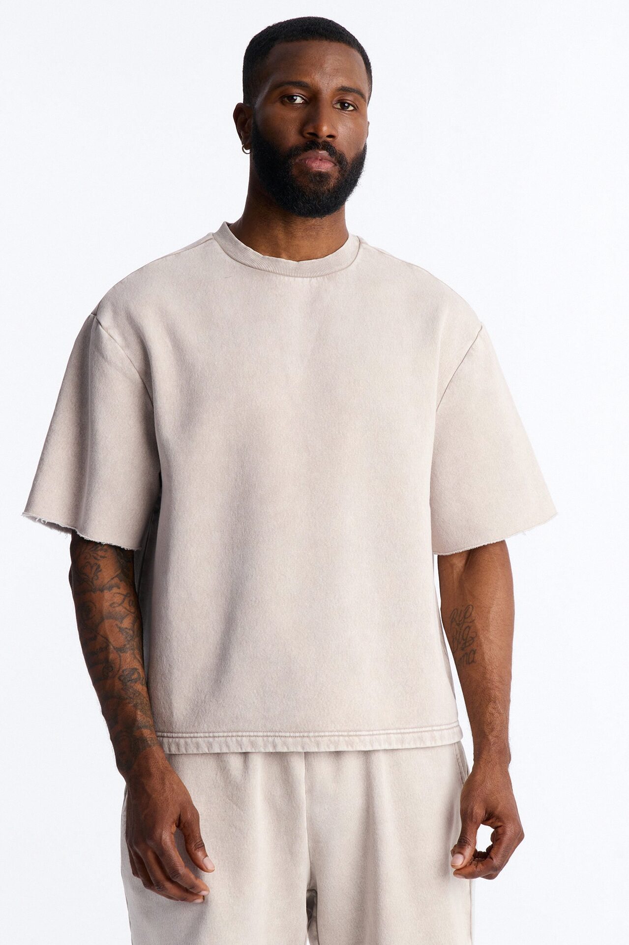 On The Go Washed Tee - Taupe