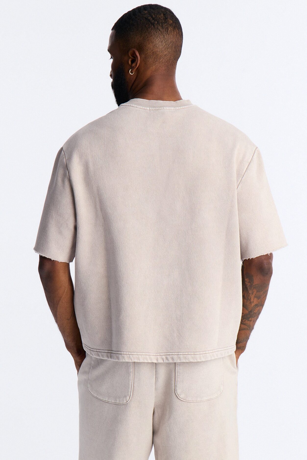 On The Go Washed Tee - Taupe