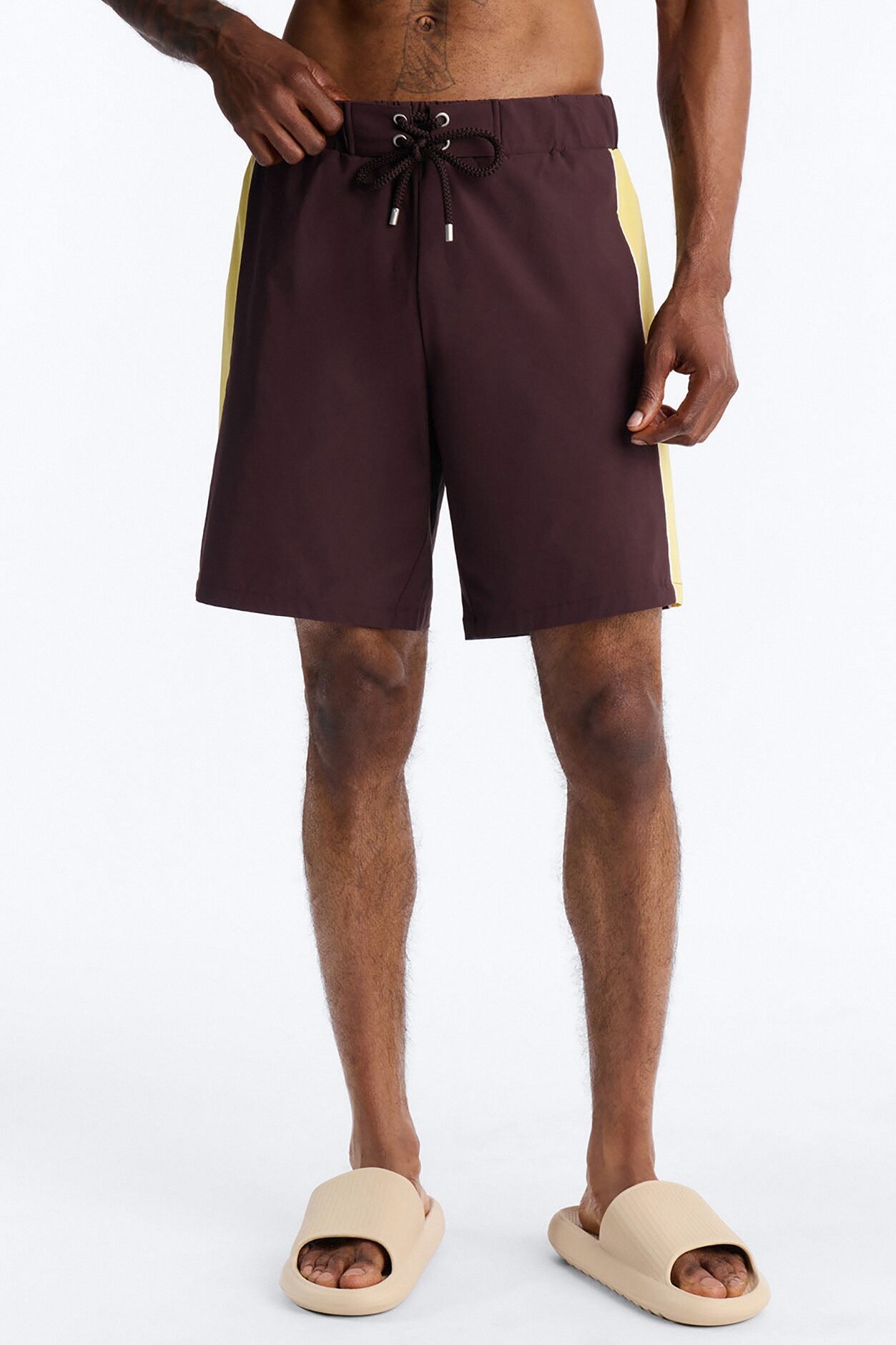 Everyday Stretch Paneled Boardshorts 9″ - Brown