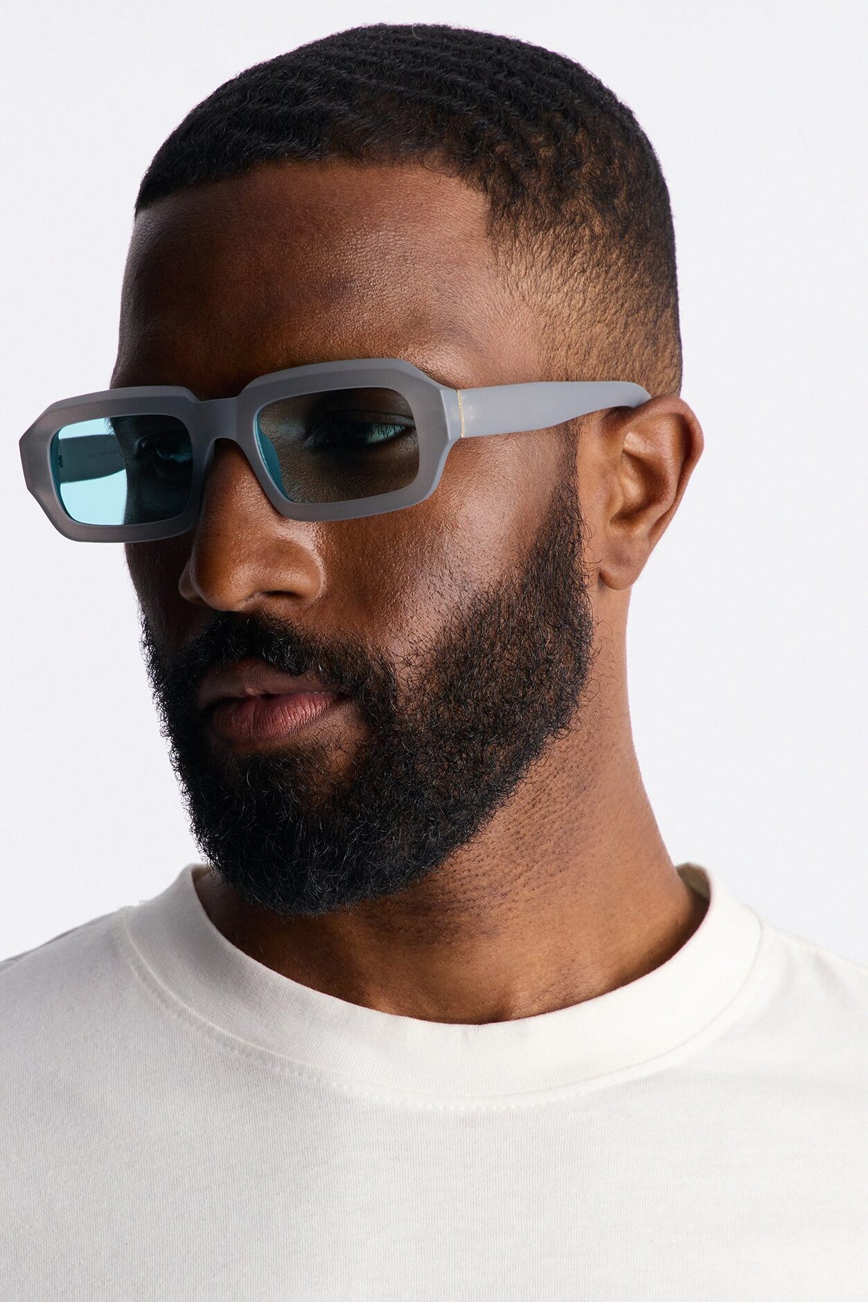 Stormy Square Sunglasses - Blue