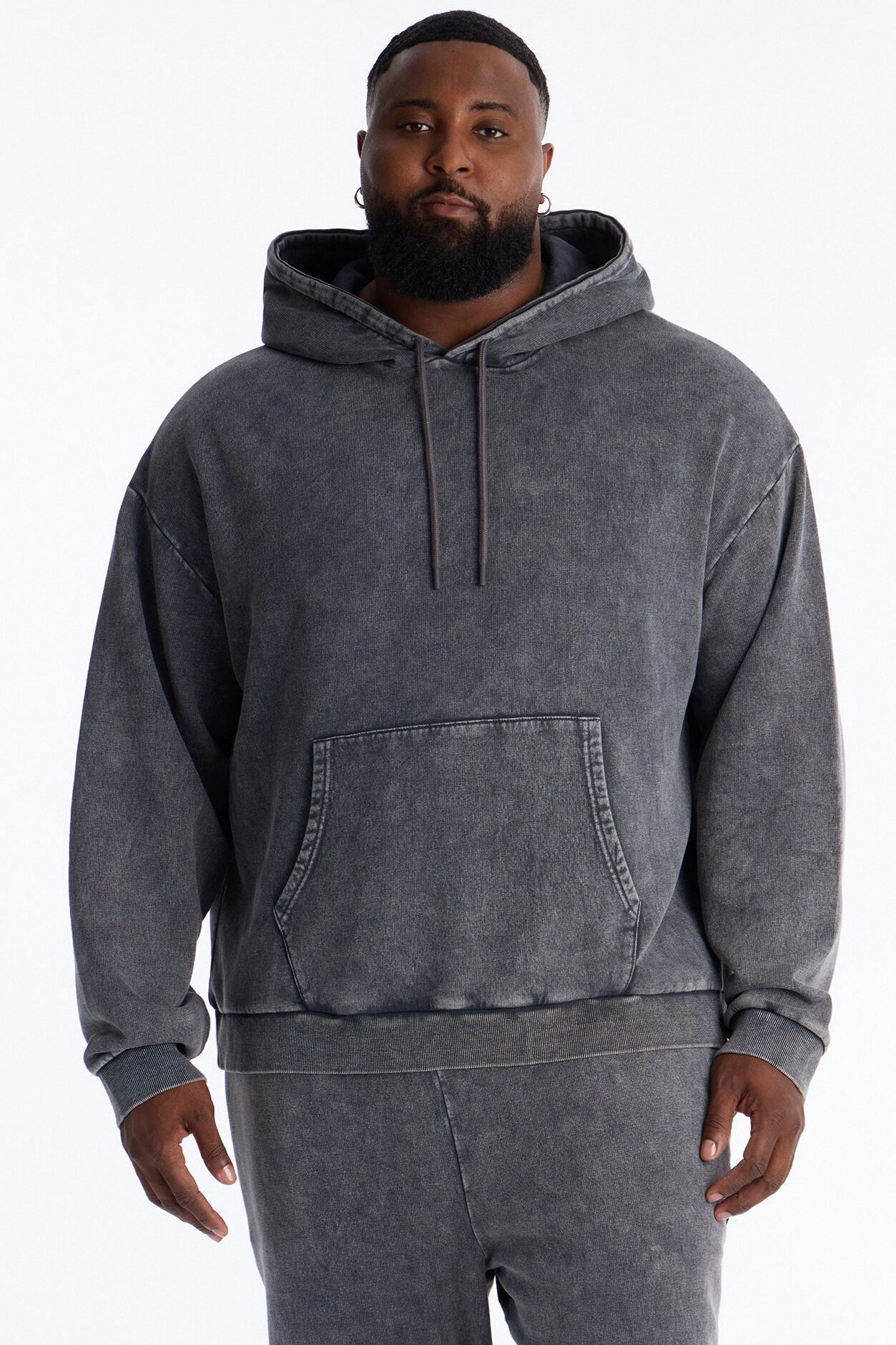 On The Go Washed Hoodie - Charcoal