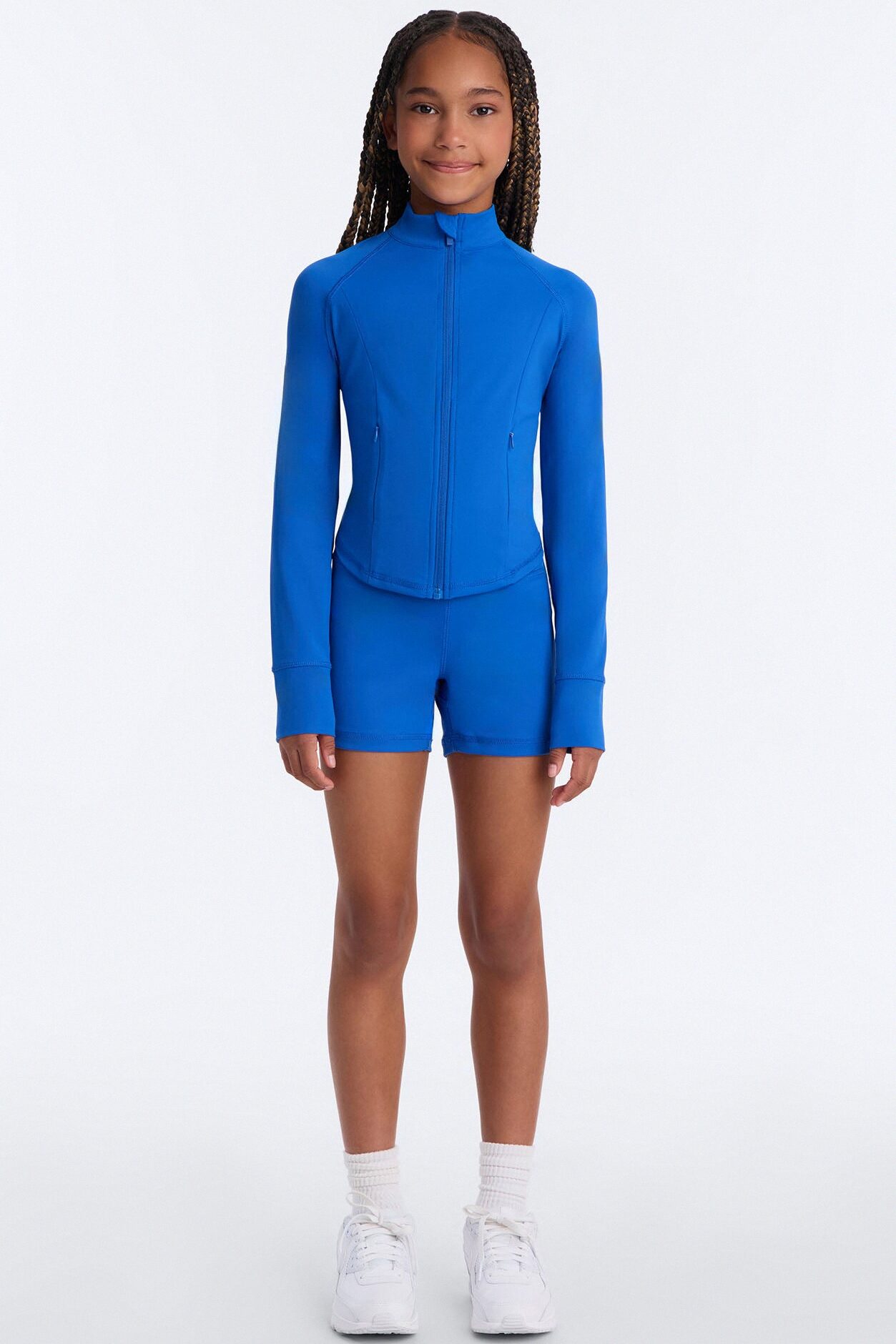 Mini All I Do Is Win Short Set - Royal